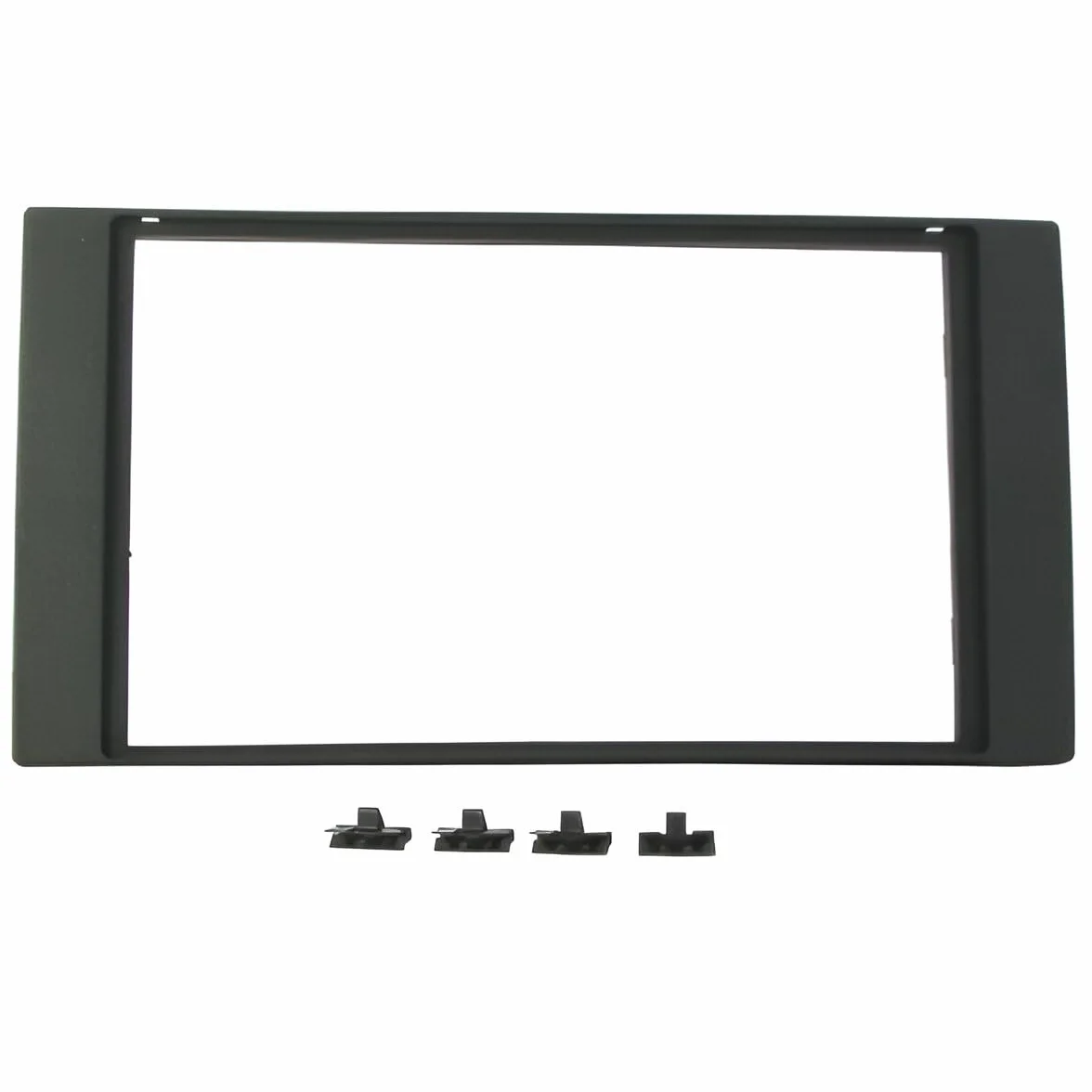 Sound-way Zestaw montażowy radia samochodowego, ramka przednia 2 DIN kompatybilna z Ford Galaxy, Fiesta, Focus, C-Max, S-Max, Transit