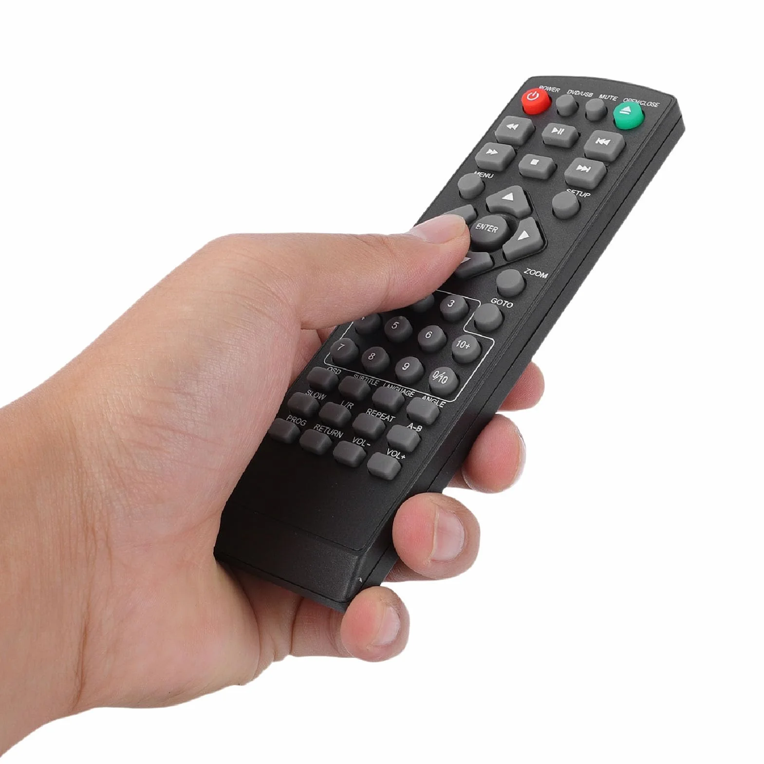 Odtwarzacz DVD, Skalowanie do 1080P, Odtwarzanie Wszystkich Regionów za pomocą Portu USB i Pilota, do Projektora Telewizyjnego Kina Domowego (wtyczka UE)