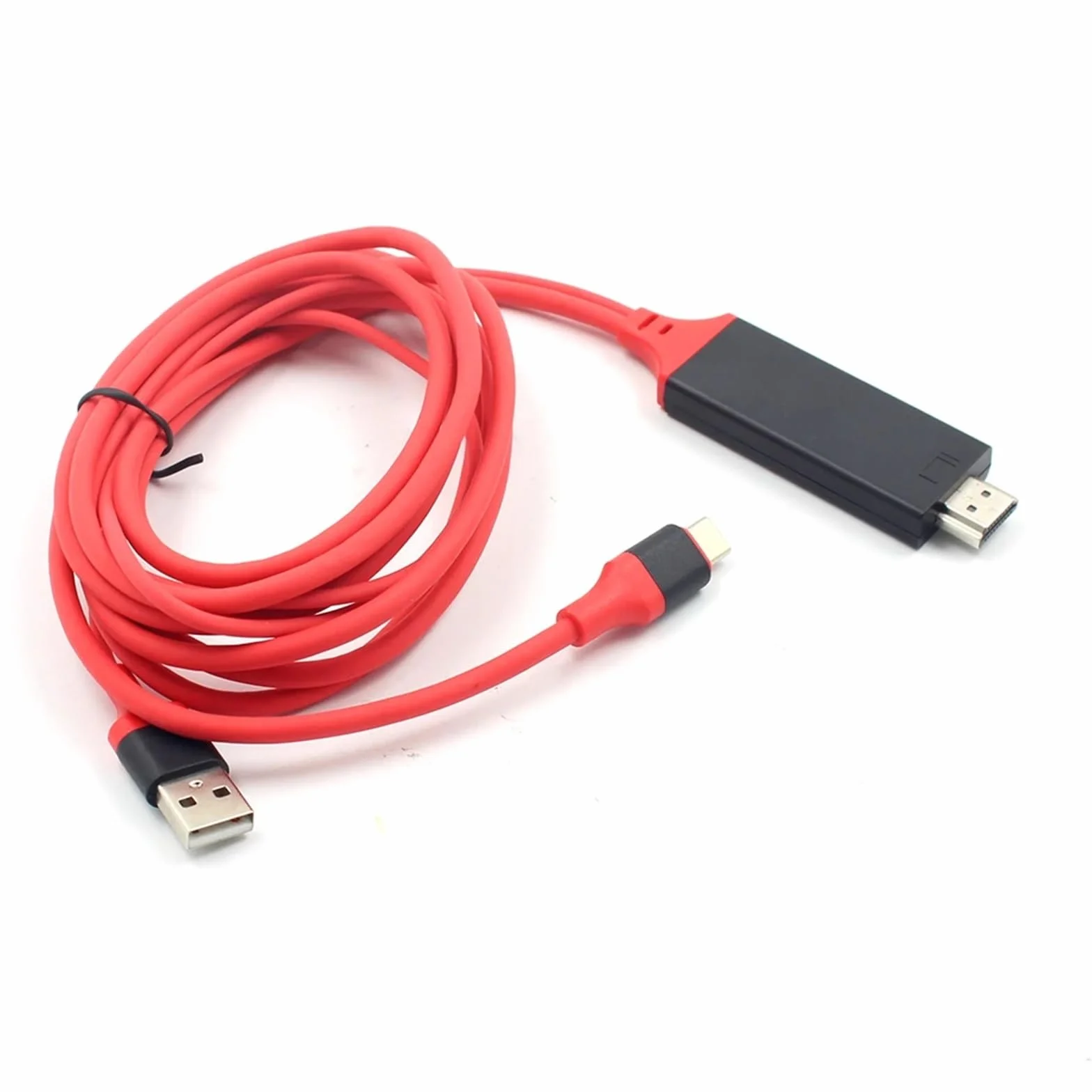 Kabel adaptera do telewizora kompatybilny z USB C na HDMI Kabel 4K do telewizora o wysokiej rozdzielczości Kabel USB-C S9/S8