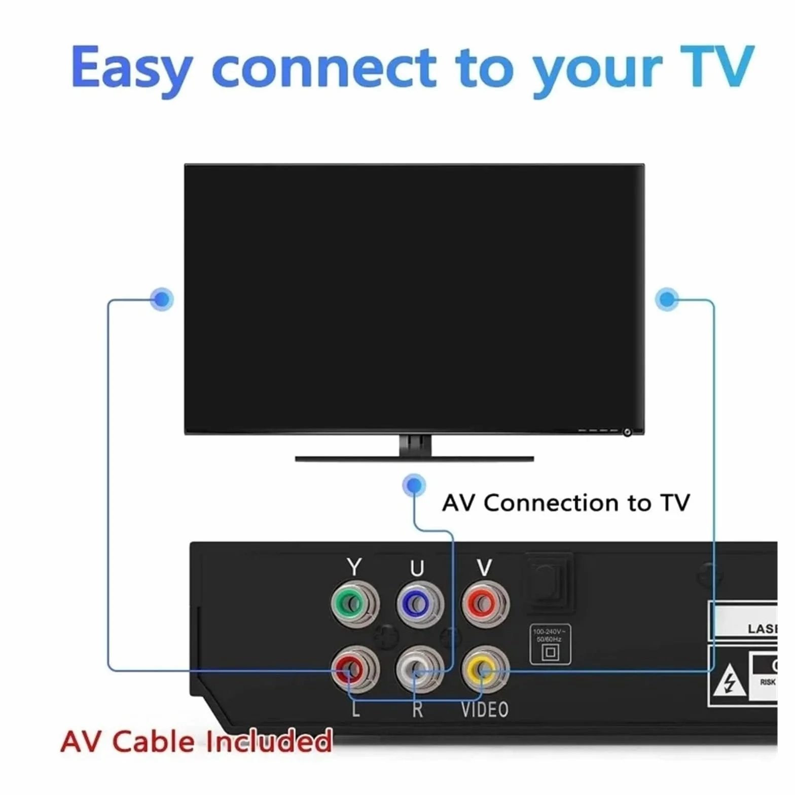 Odtwarzacz DVD Full HD 1080P Multi Region Home TV Multimedia Płyt CD MP3 MP4 RW VCD System Kina Domowego Wyczyść Proces Odtwarzania
