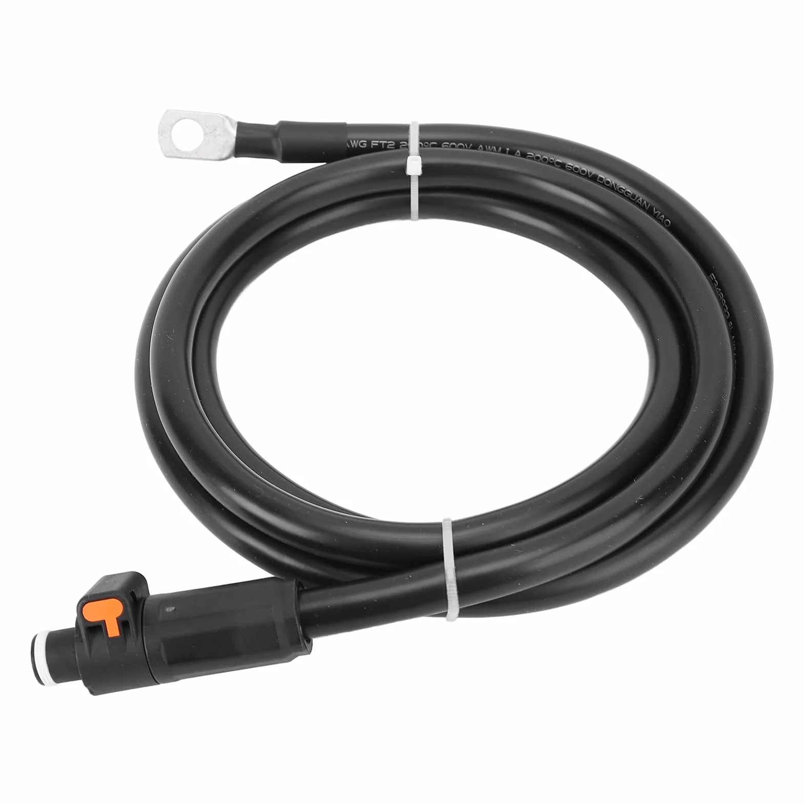Aramox Kabel Akumulatora 4AWG, Silikonowy Kabel Zasilający z prostą wtyczką i końcówką SC25 8, Przewodnik Miedziany, Elastyczny Zewnętrzny Przewód Ujemny do Ciągnika Samochodowego i Motocyklowego