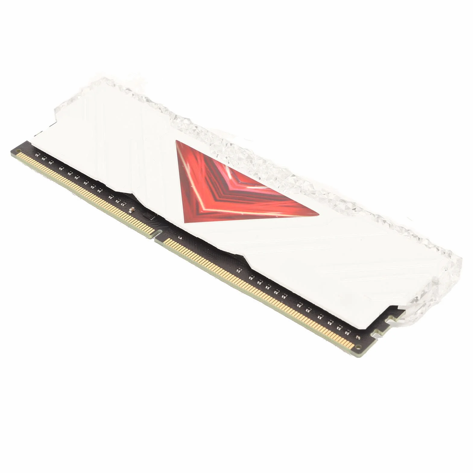 Moduł Pamięci Stacjonarnej DDR4 3200 MHz 25600 przepustowość Stop Aluminium światło RGB do Gier RAM do Aktualizacji Obudowy Komputera (8 GB)