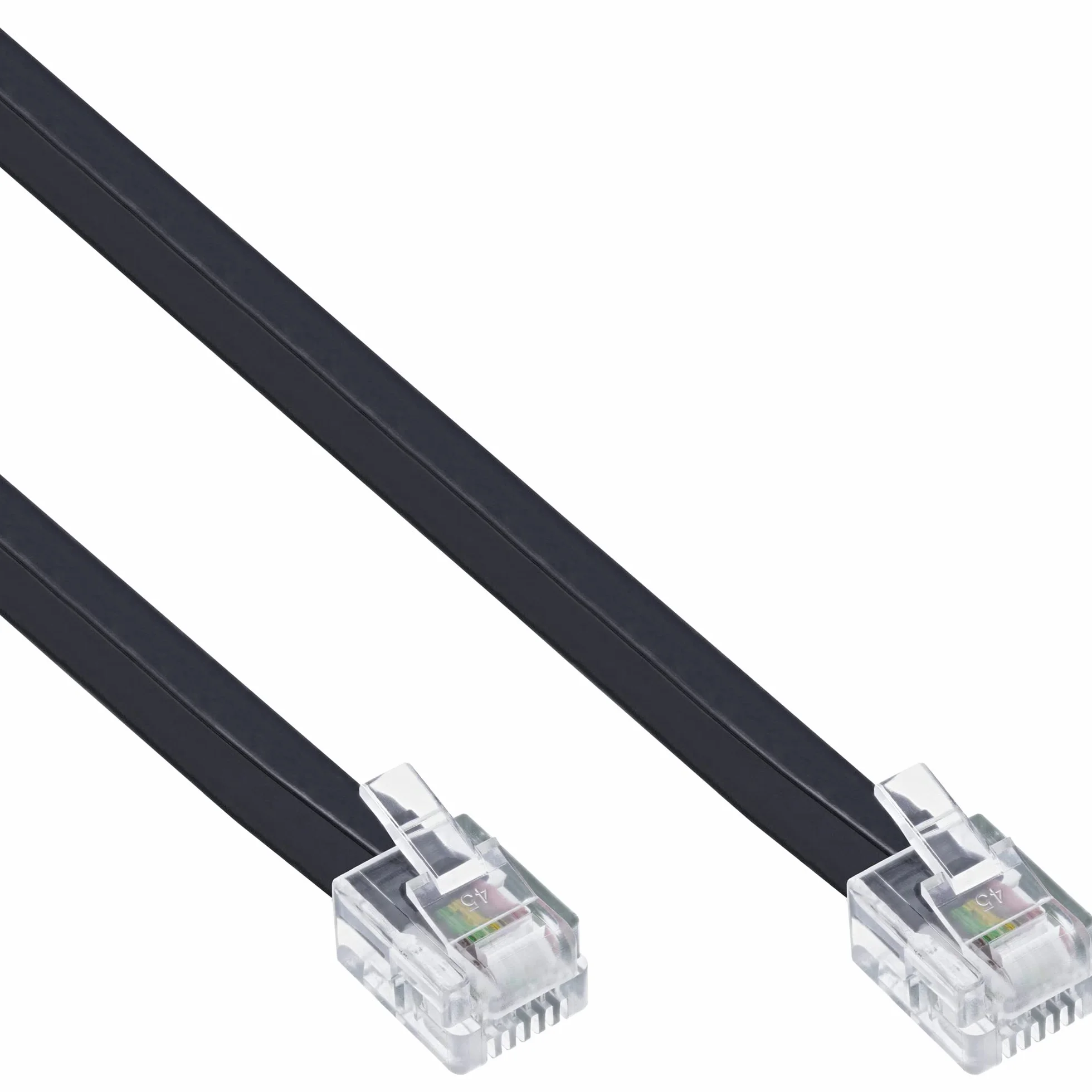 InLine 18849 kabel modułowy RJ12, wtyczka/wtyczka, 6-żyłowa, 6P6C, 20m