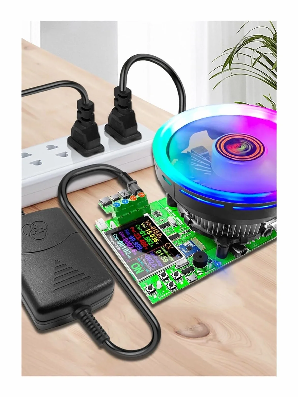 DL24/P 150W/180W 2.4" DC USB Tester Electronic Load 18650 Car Battery Capacity Monitor Discharge Charge Power Meter(150W)