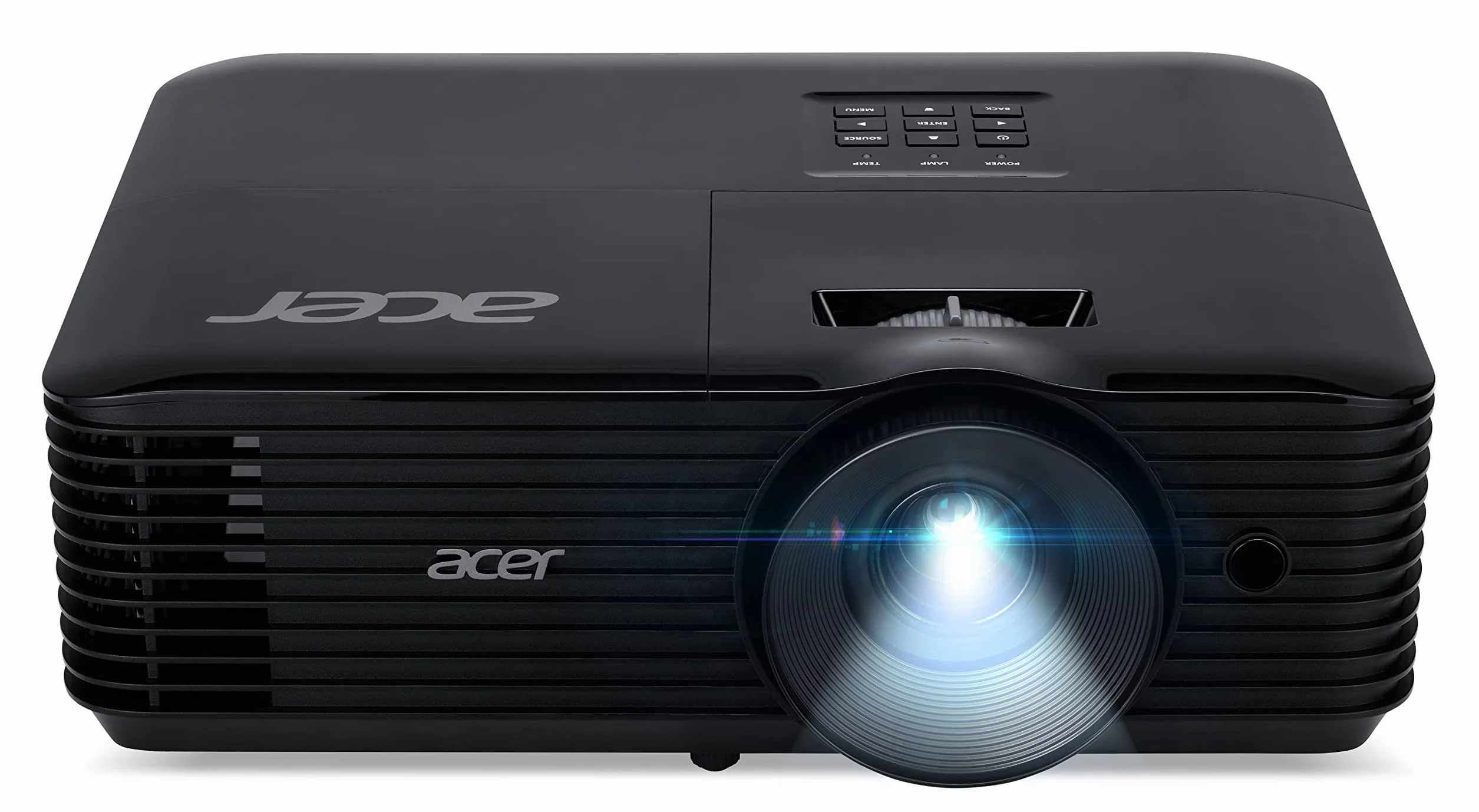 Acer Projektor X1128H DLP (SVGA (800 x 600 pikseli) 4800 ANSI lumenów 20 000:1 Kontrast 3D Keystone 1 x głośnik 3 W, czarny, kino domowe/biznesowe