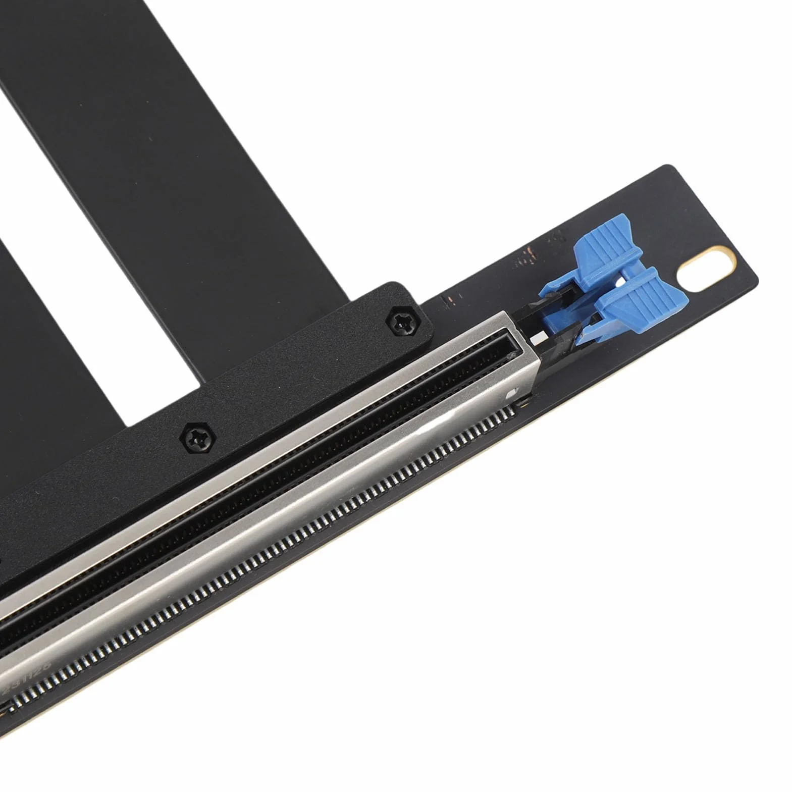 Generic Ekranowany Kabel Pionowy PCIe 5.0 X16 128 Gb/s, Zwiększona trwałość Kabla, do Systemów Chłodzenia wodą, ABS Czarny (15cm)