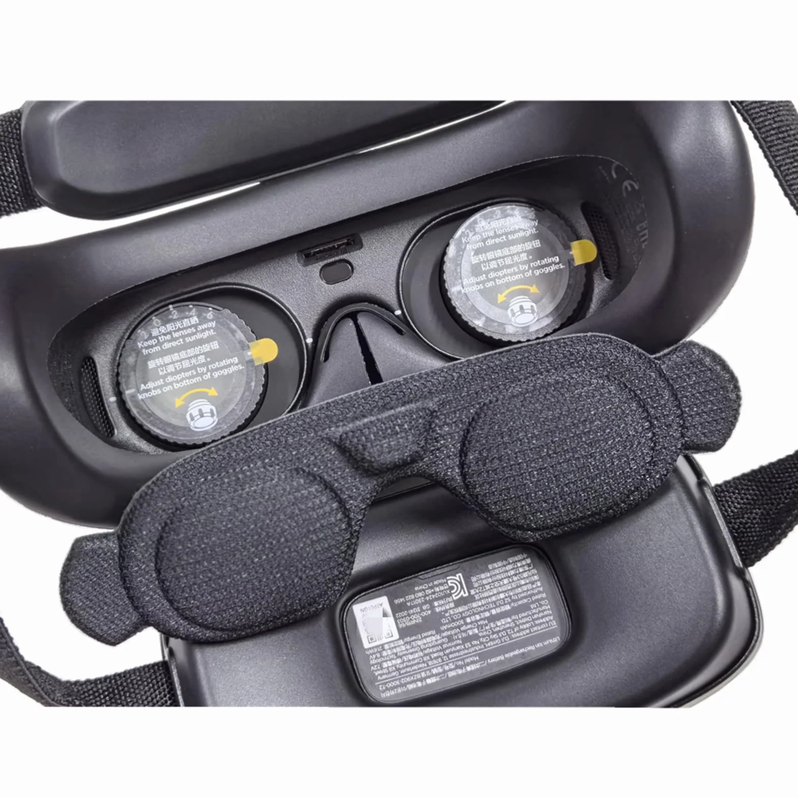 Osłona obiektywu kompatybilna z DJI Avata 2 Goggles 3/2 / wersja All-in-One, akcesoria do ochrony soczewek, kompatybilne z DJI Goggles 3/2 / wersja All-in-One (szara)