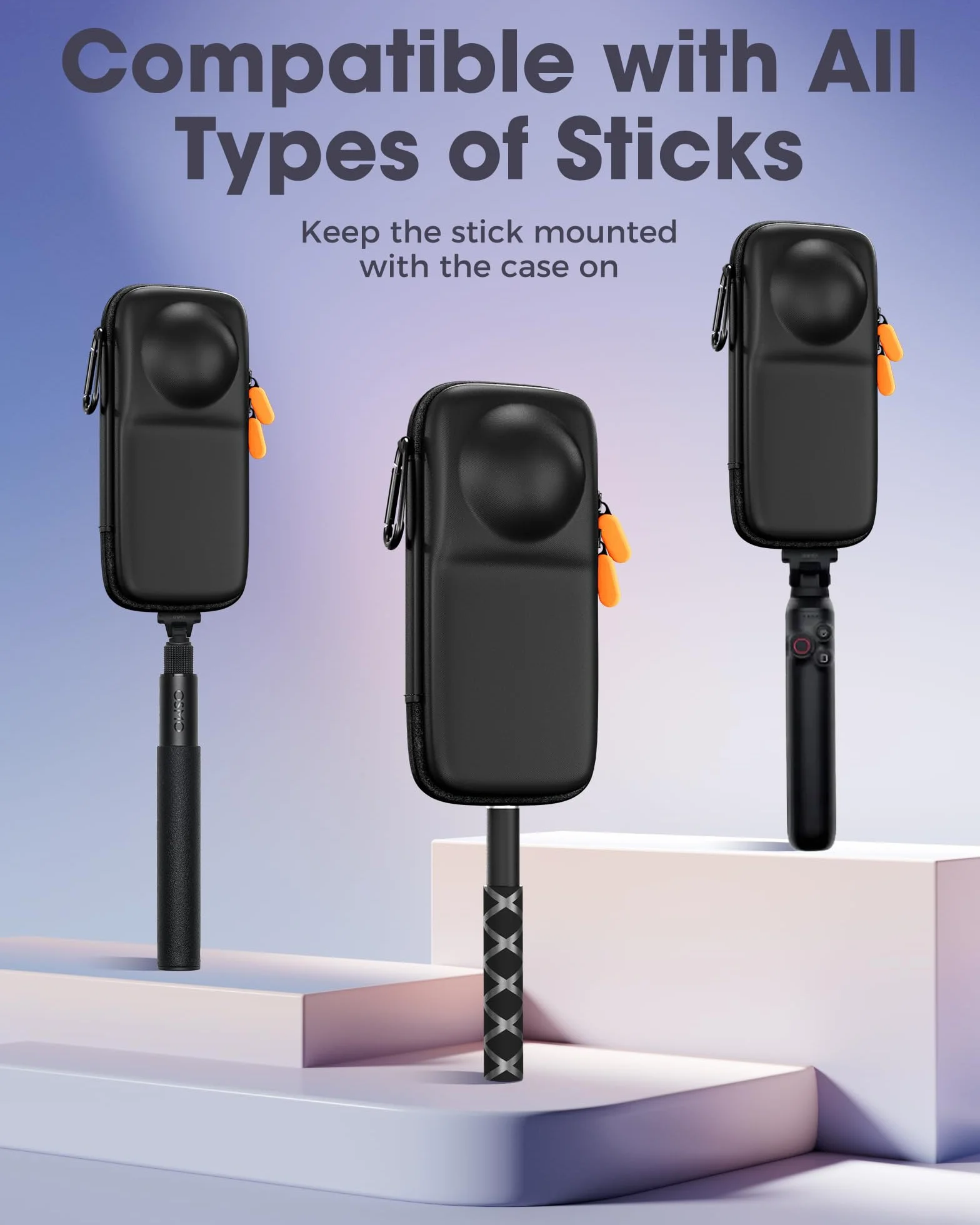 ProCase Futerał ochronny do Insta360 X5 X4, twardy etui podróżny z paskiem