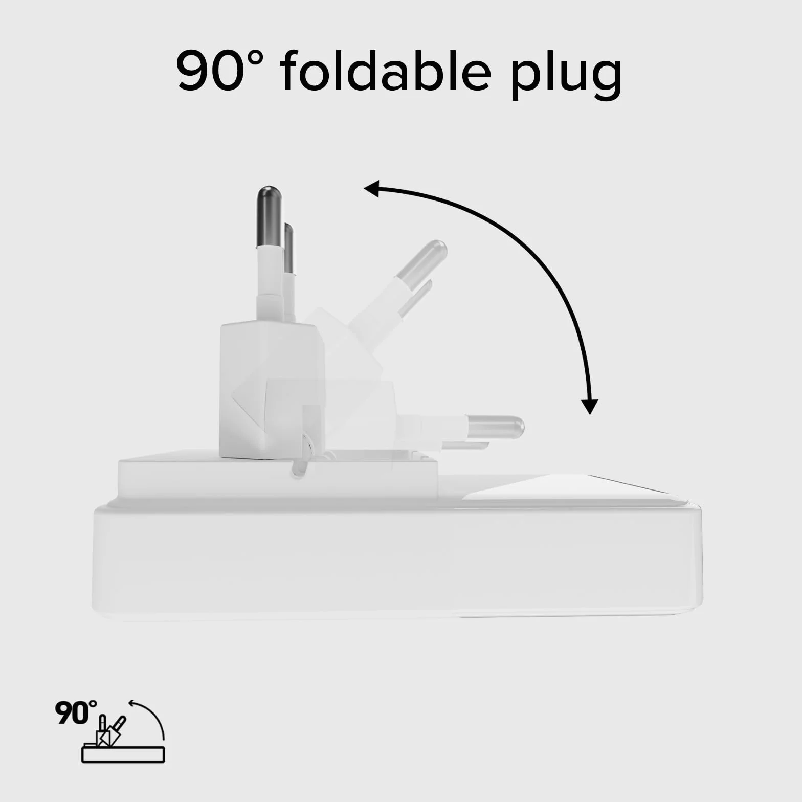 Zasilacz Flexi 20W USB-C GaN Power Delivery PD 3.0 PPS Szybkie ładowarka do iPhone Android Tablet MacBook Neo Szary