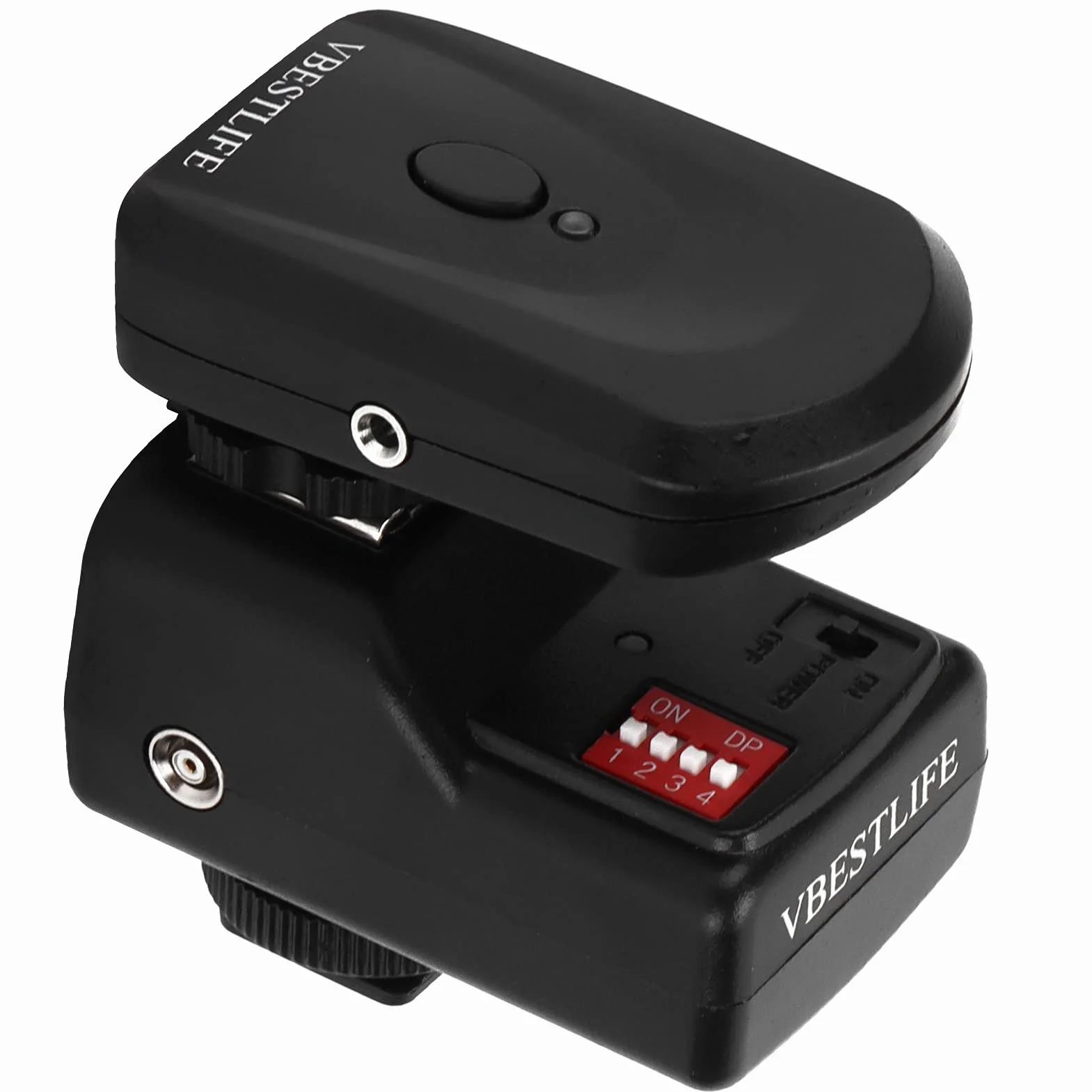16-kanałowy Bezprzewodowy Zdalny Wyzwalacz Lampy Błyskowej Speedlite z Odbiornikiem z Uniwersalną Gorącą Stopką Kompatybilny z Lampami SB-900, SB-800, 580EX II, 550EX, 540EZ, AF-540 FGZ, AF-360