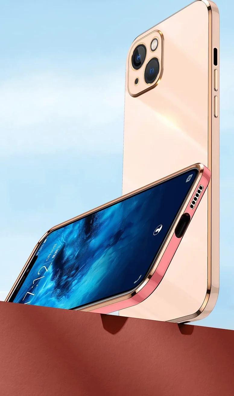 RankOne Etui na telefon jest odpowiednie dla HONOR Magic6 Pro 5G (6,8 cala), etui na telefon komórkowy z silikonową ramą galwaniczną - białe