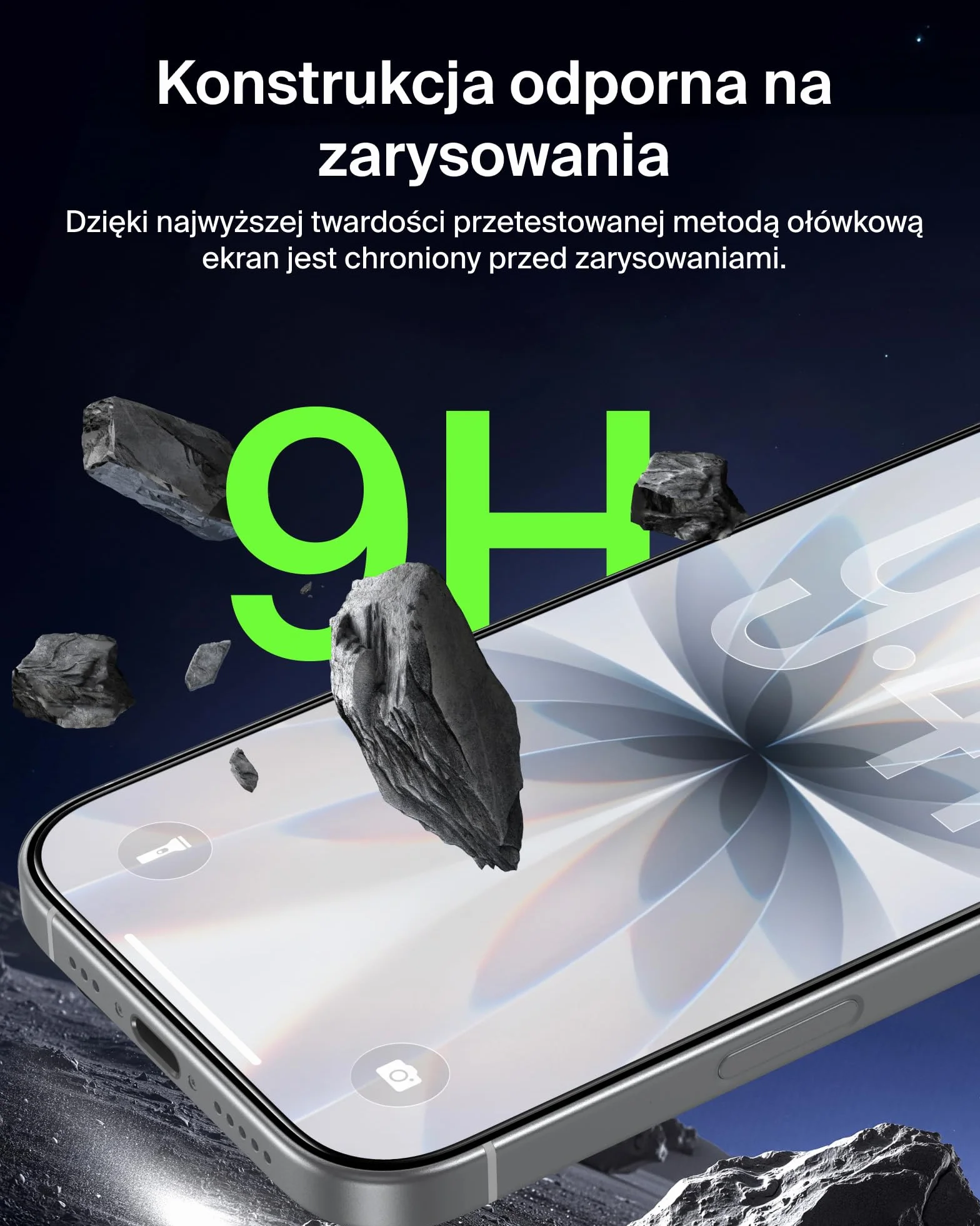 Belkin ScreenForce UltraGlass 2 Powlekane Szkło Ochronne do Telefonów iPhone 17 i iPhone 16 Pro, Odporne na Zarysowania, Twardość 9H, Cienkie, Nakładanie Bez Pęcherzyków, Ochrona Całego Ekranu