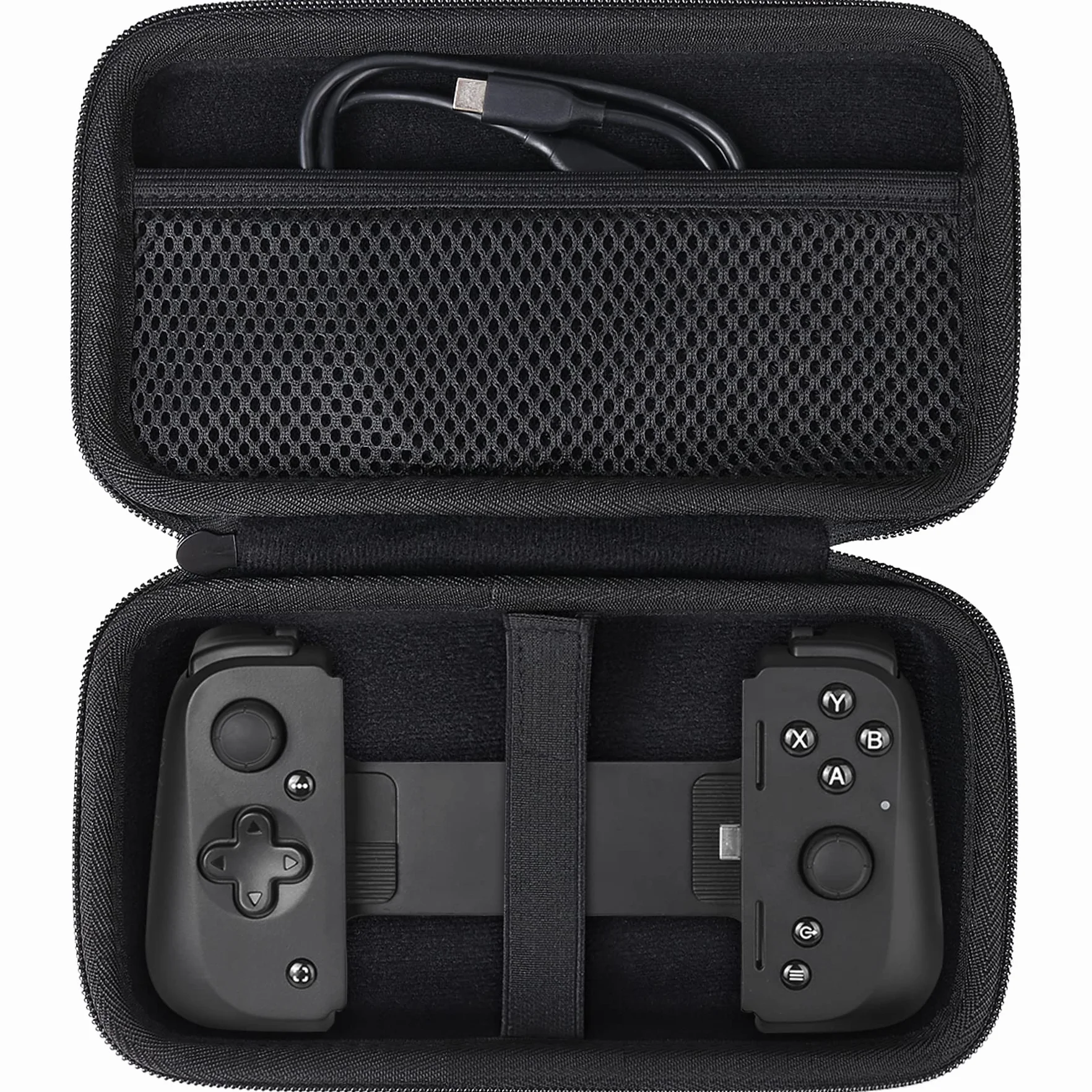 Aenllosi Twardy futerał do mobilnego kontrolera gier Razer Kishi V2, tylko etui (czarne)