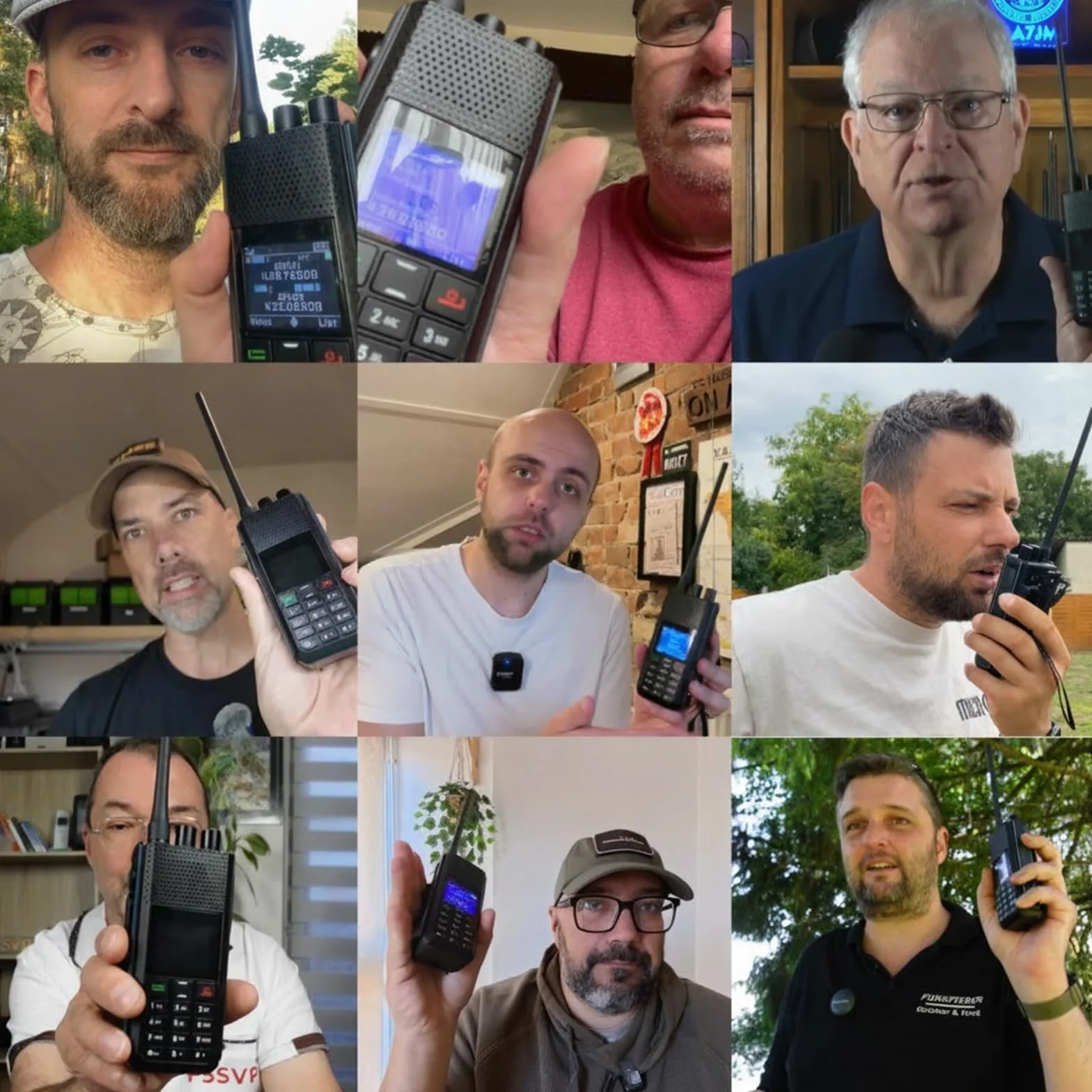 Retevis Ailunce H1 DMR Krótkofalówki, Talk Alias Ham Radio, Płynna Interakcja, APRS/GPS, Kontakt 50 W, Akumulator 2900mAh, Dwuzakresowe Radio Krótkofalowe do Ratownictwa (2 Szt.)