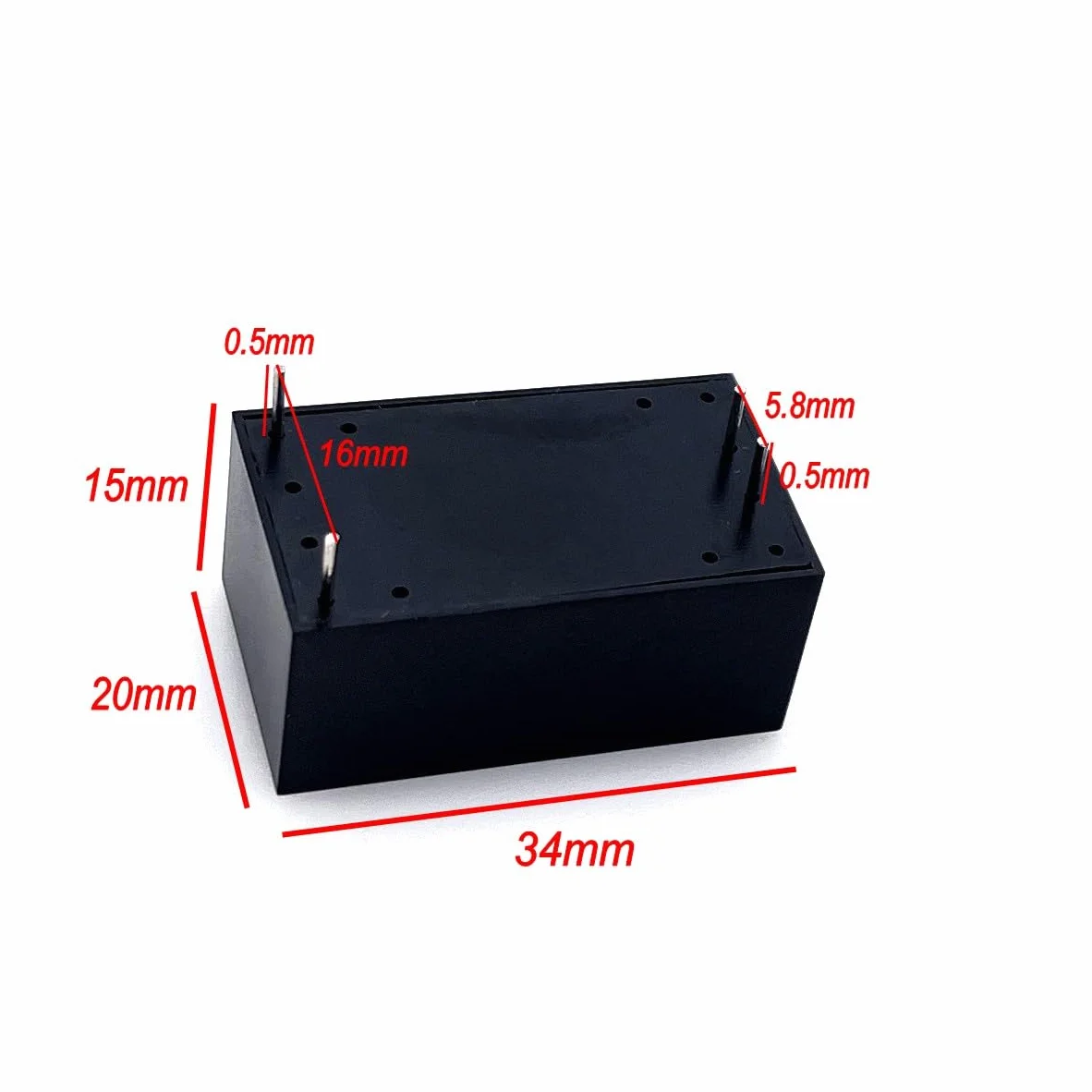 JZK 2 szt. HLK-PM01 AC DC 220 V do 5 V Step Down Moduł Zasilacza Izolowany Moduł Zasilacza
