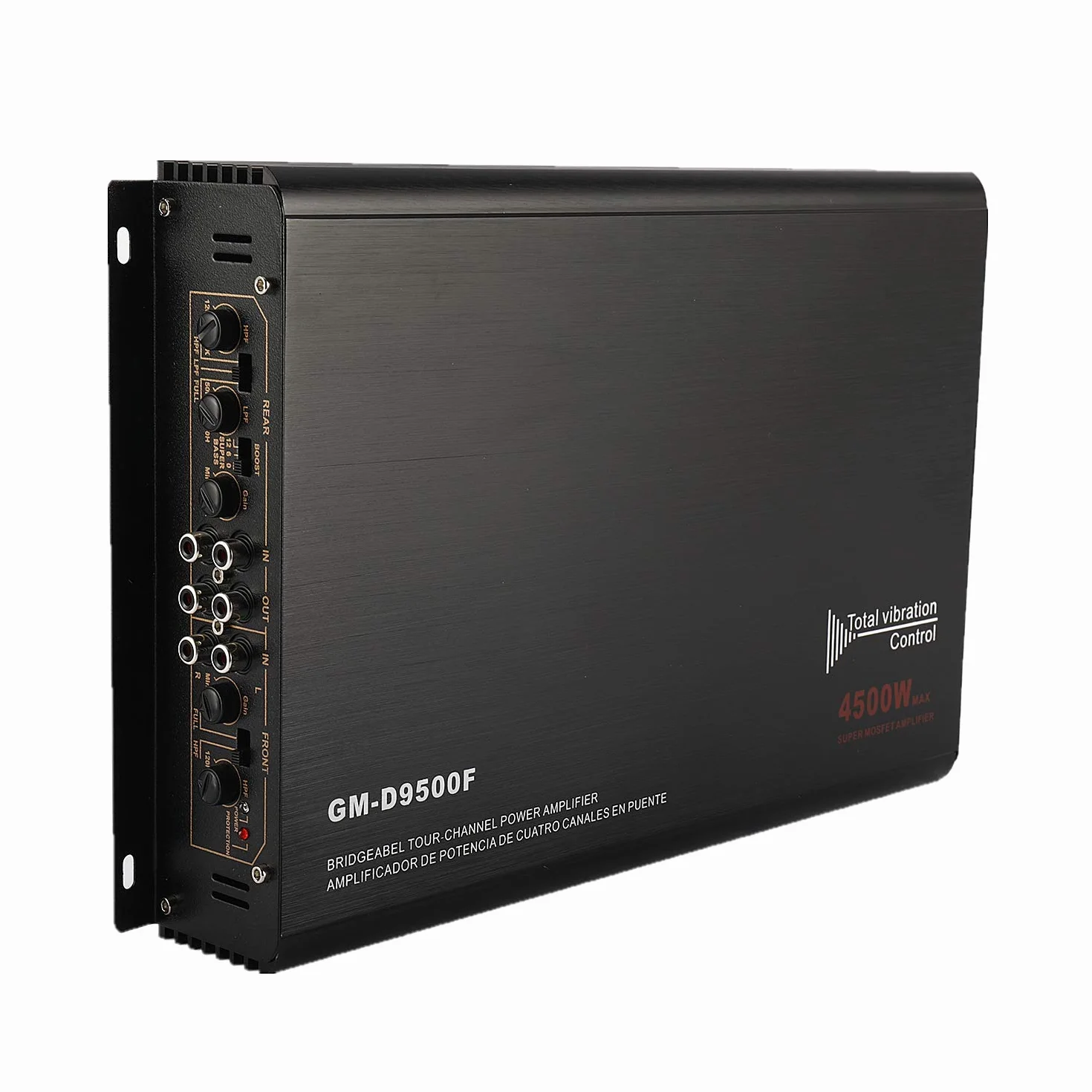YaeCCC 4-kanałowy wzmacniacz mocy 4500 W, klasa A/B, samochodowy wzmacniacz audio stereo