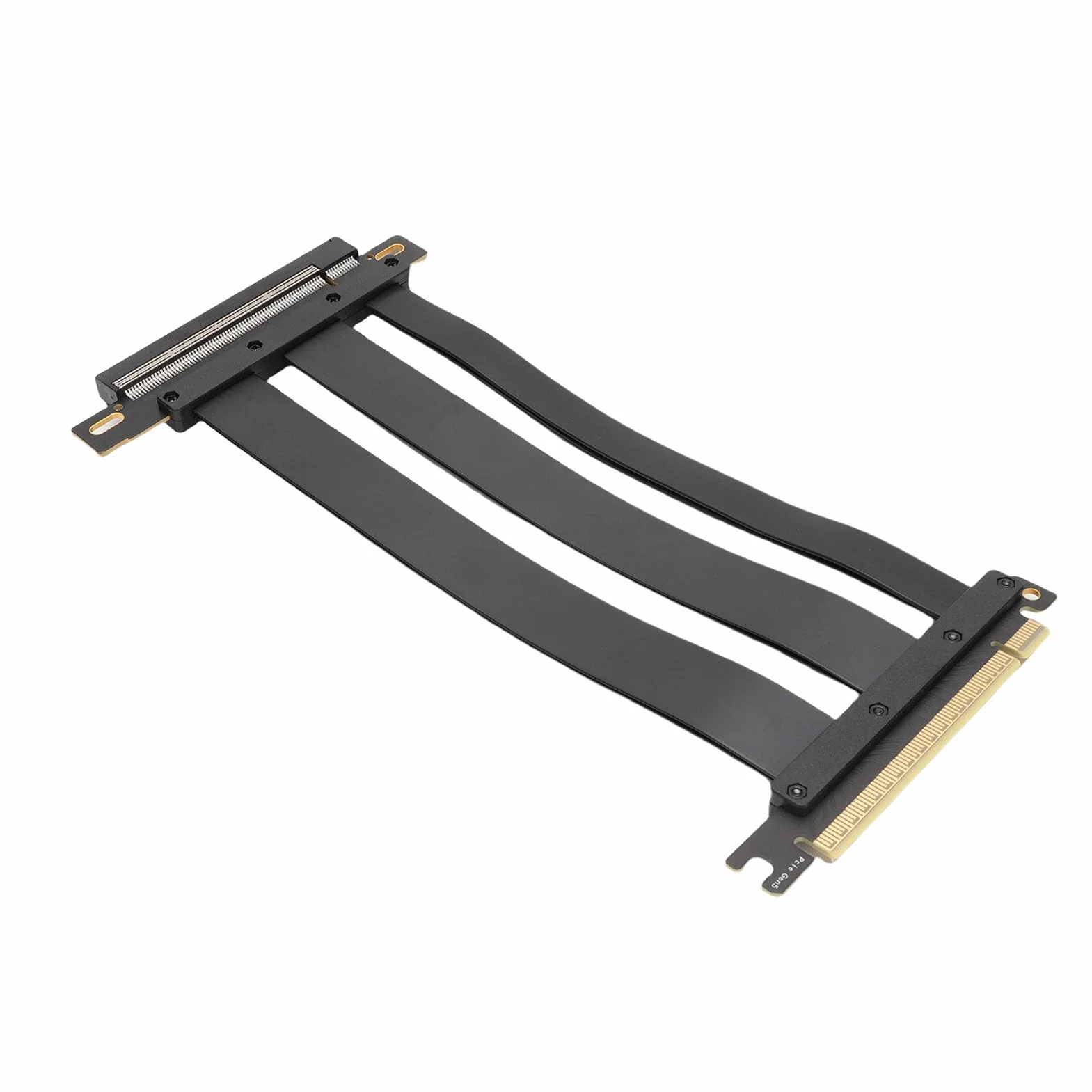 Annadue Kabel Przedłużający PCIe 5.0 X16, Elastyczny Przedłużacz Karty Graficznej GPU 128 Gb/s, Kabel Riser Gen 5 do Pionowego Montażu Karty Graficznej z Ekranowaniem EMI (20 cm)