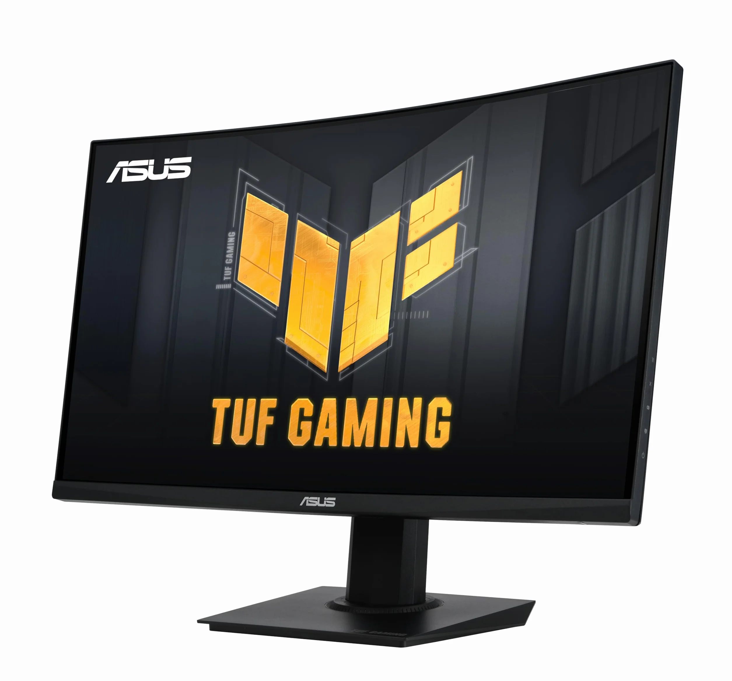 ASUS TUF Gaming 61.0 cm (widoczność 59.9 cm) zakrzywiony monitor (VG24VQER) – FHD, 180 Hz, 1 ms, DCI-P3 90%, synchronizacja rozmycia w ekstremalnie niskim ruchu, FreeSync, Shadow Boost, pielęgnacja