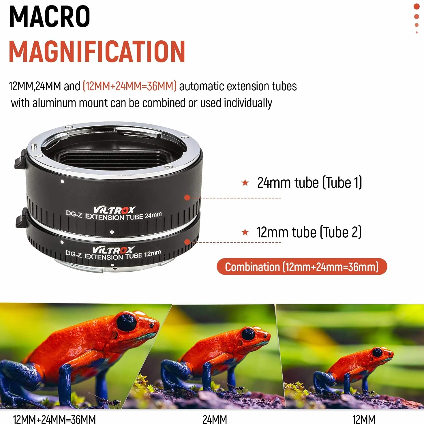 DG-Z Auto Focus AF makro przedłużenie rurki adapter do obiektywu Apertura regulacja do montażu Nikon Z Z6 Z7 Z50