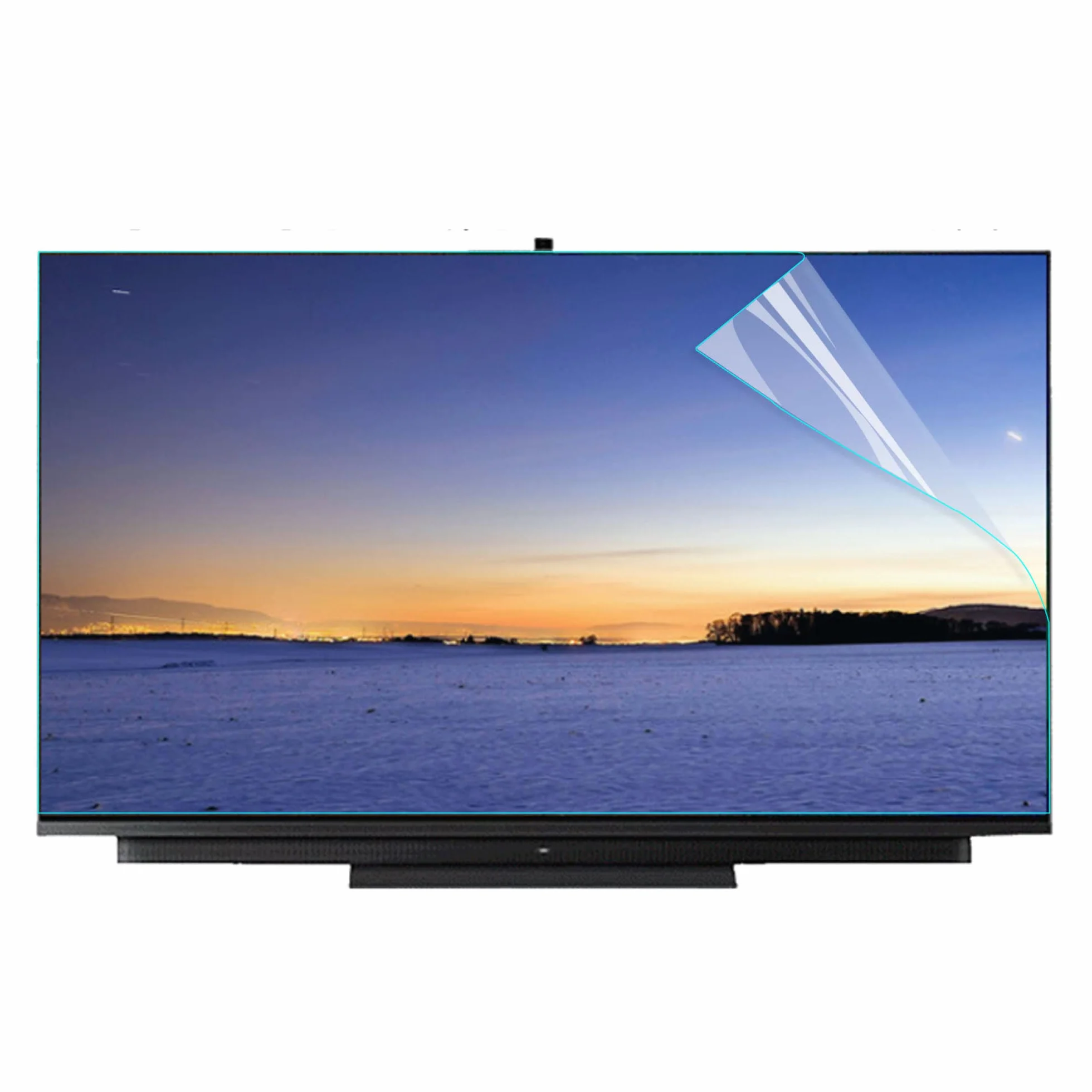 Ochraniacz ekranu TV od 32-75 cali Folia przeciwodblaskowa do telewizora, z filtrem przeciwniebieskim,Ochraniacze ekranu TV(60in1327x749mm)