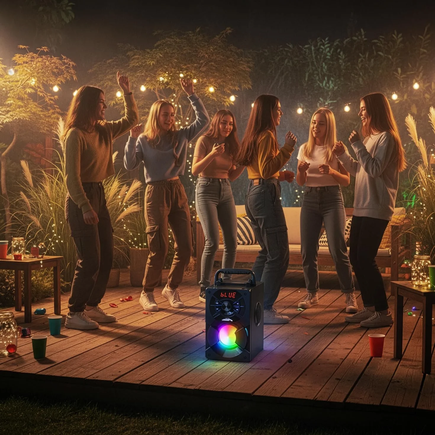 Audiocore AC730 Przenośny Głośnik Bluetooth 5.0 11W LED