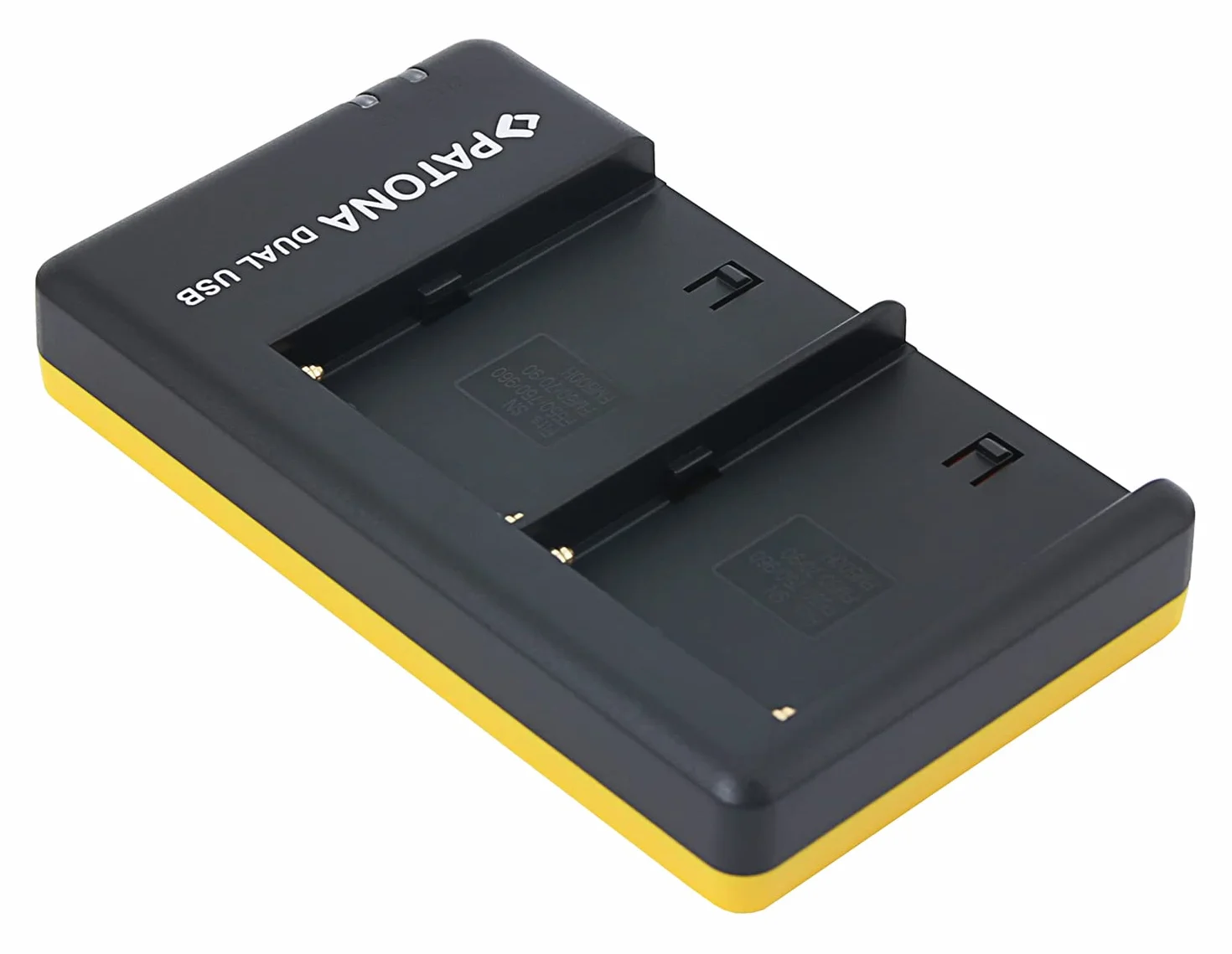 PATONA Dual Ładowarka USB-C do Sony NP-FM500H FM50 QM51 QM71 F970 | Kompaktowa ładowarka podróżna do NP-F-Serie, kamer, lampy wideo LED, monitorów i rejestratorów
