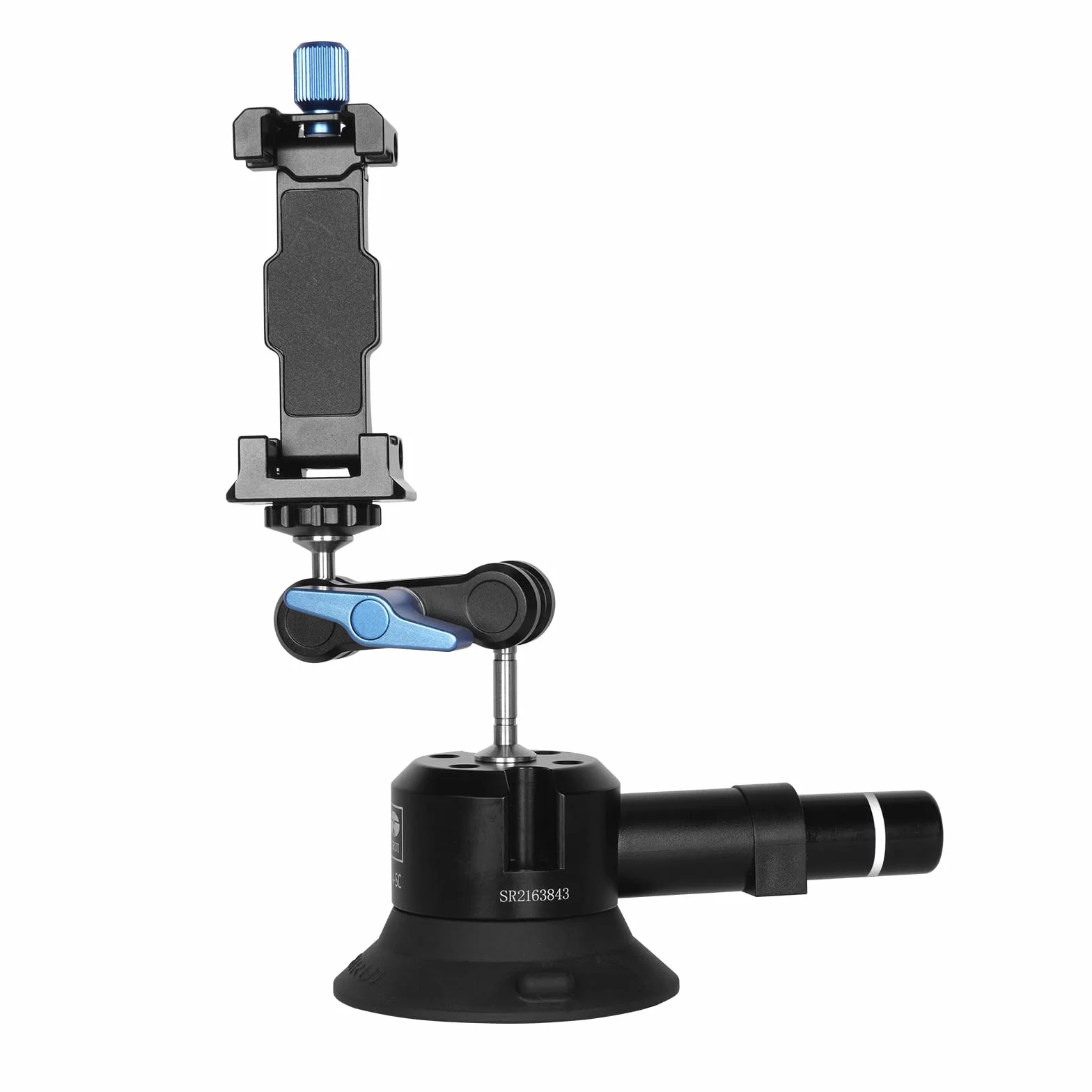 SIRUI Uchwyt na przyssawkę z Magic Arm Kit, Magnetic Suction Cup Mount do Gopro, aluminium, obracany o 360°, przednia szyba samochodowa, deska rozdzielcza do kamer sportowych