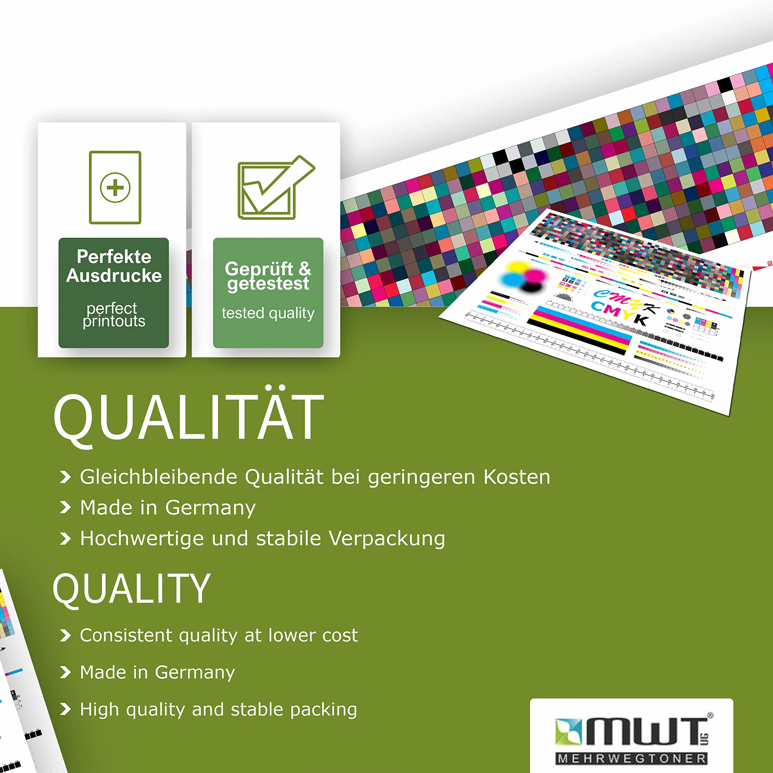 2x MWT kompatybilny toner do HP kolor LaserJet 4700 jak Q5950A 643A czarny