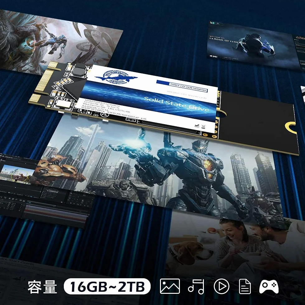 Dogfish SSD M.2 2280 500GB Ngff Wewnętrzny dysk twardy o wysokiej wydajności do laptopa SATA III 6 GB/s dysk twardy o wysokiej wydajności Zawiera dysk twardy SSD 128 GB 256 GB 500 GB 1TB