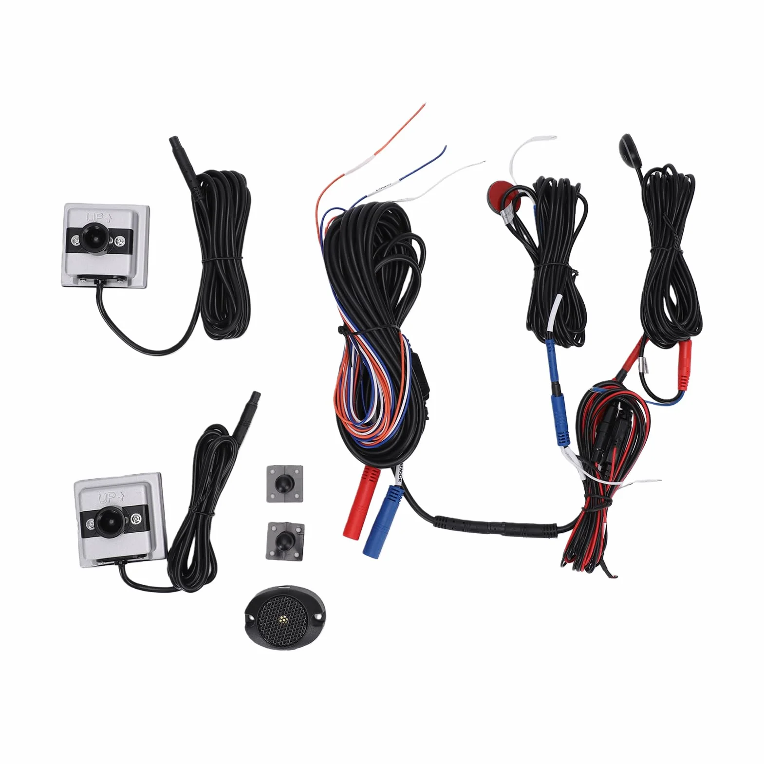 Luocute System Monitorowania Martwego 24 GHz z Alarmem Dźwiękowym LED | Wykrywanie Fal Milimetrowych 24 GHz, wodoodporność IP67, Zasięg Wykrywania 0,3–20 M, łatwe Podłączanie Okablowania do