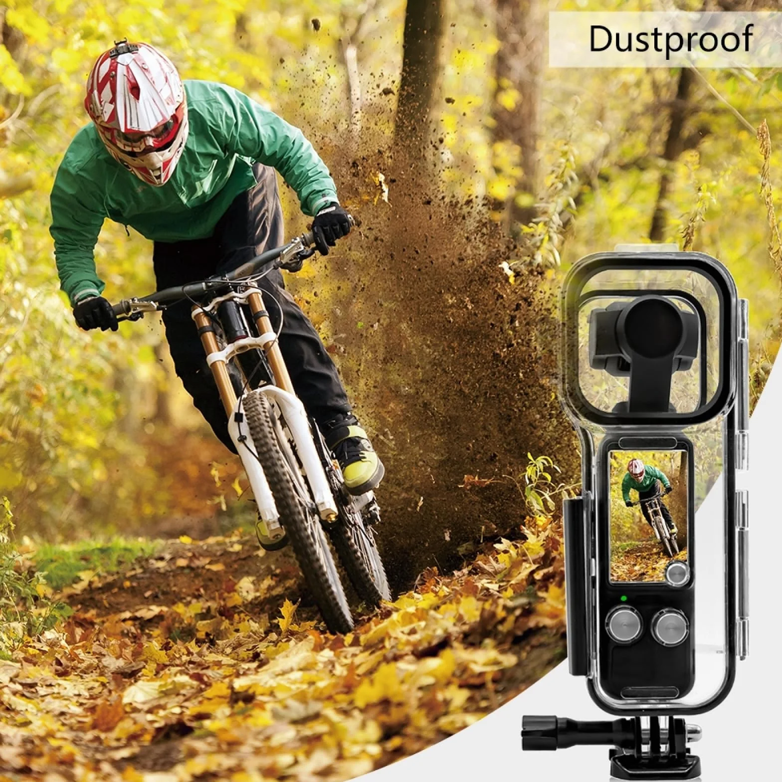 Przezroczysta wodoodporna obudowa podwodna dla DJI Osmo Pocket 3, 45M/147.6ft obudowa podwodna, wysoce przejrzysty materiał PC, do surfingu, nurkowania, pływania, podróży itp.