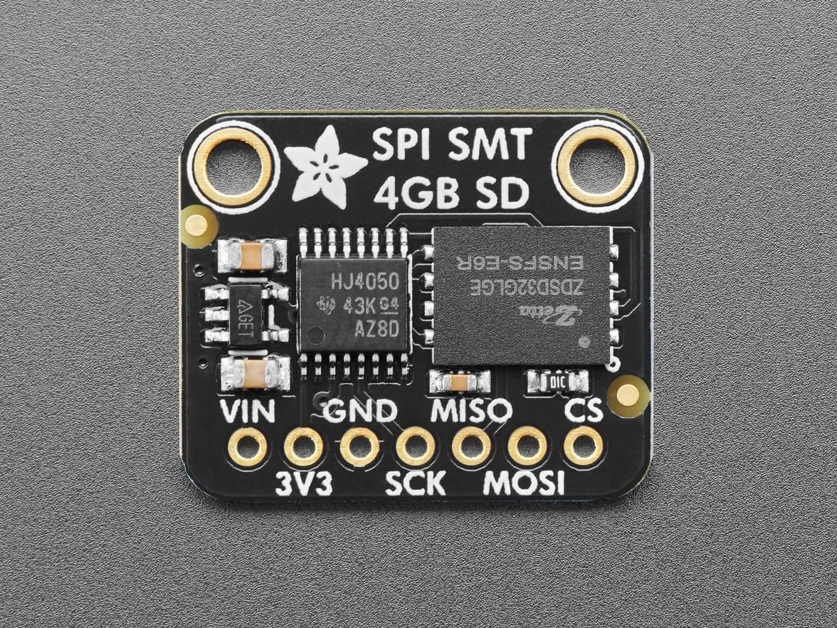 Adafruit SPI Flash SD Card - XTSD 4 GB, 6039