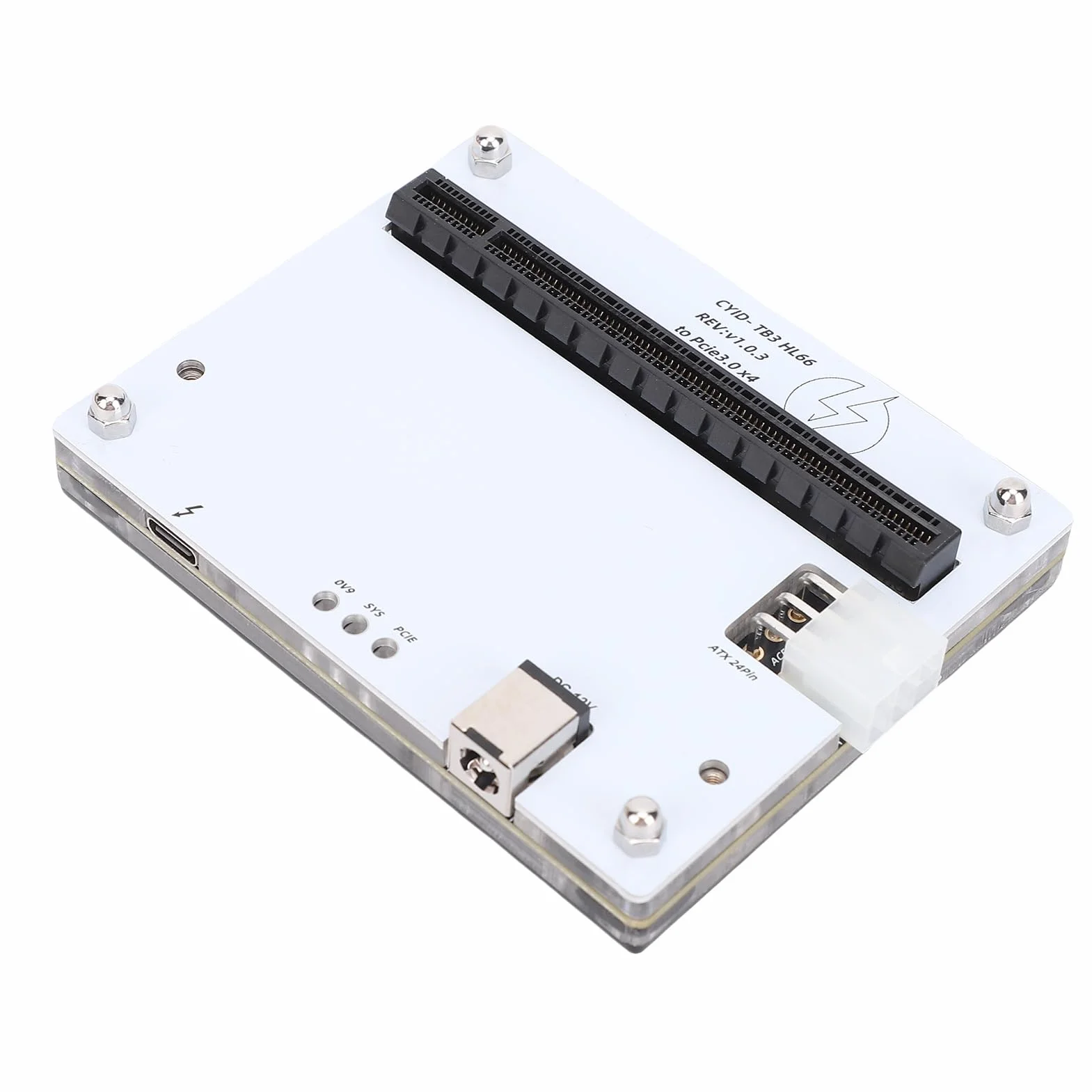 Greensen Zewnętrzna Stacja Dokująca do Kart Graficznych, Stacja Dokująca do Kart Graficznych USB 4.0 z płytką drukowaną i Kontrolerem JHL7440, Gniazdo PCIe 16X z możliwością Wymiany Podczas Pracy o