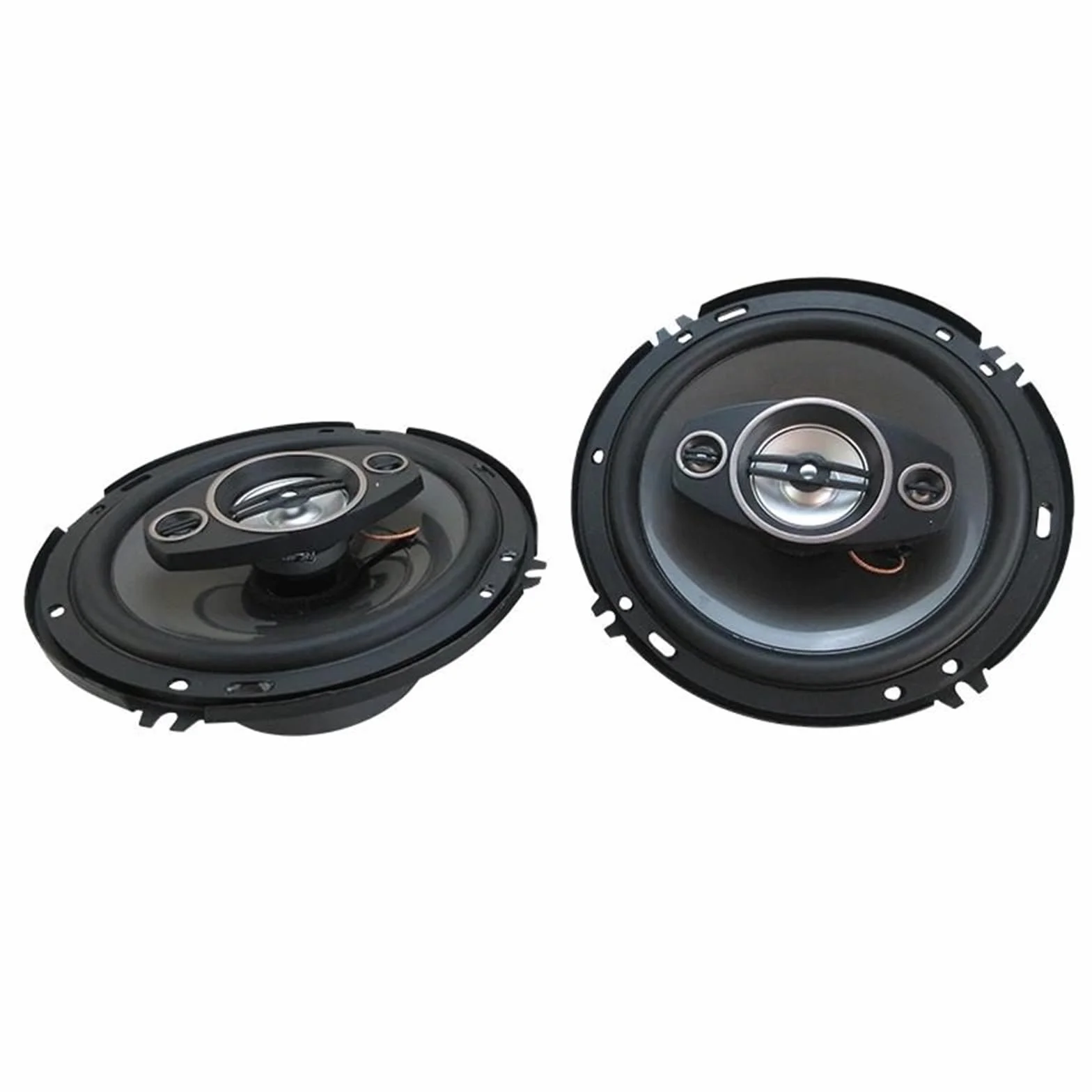 Car Tweeters 1 para 6-calowych 4-drożnych głośników współosiowych HiFi 650 W, głośniki stereo do muzyki samochodowej o pełnym zakresie częstotliwości