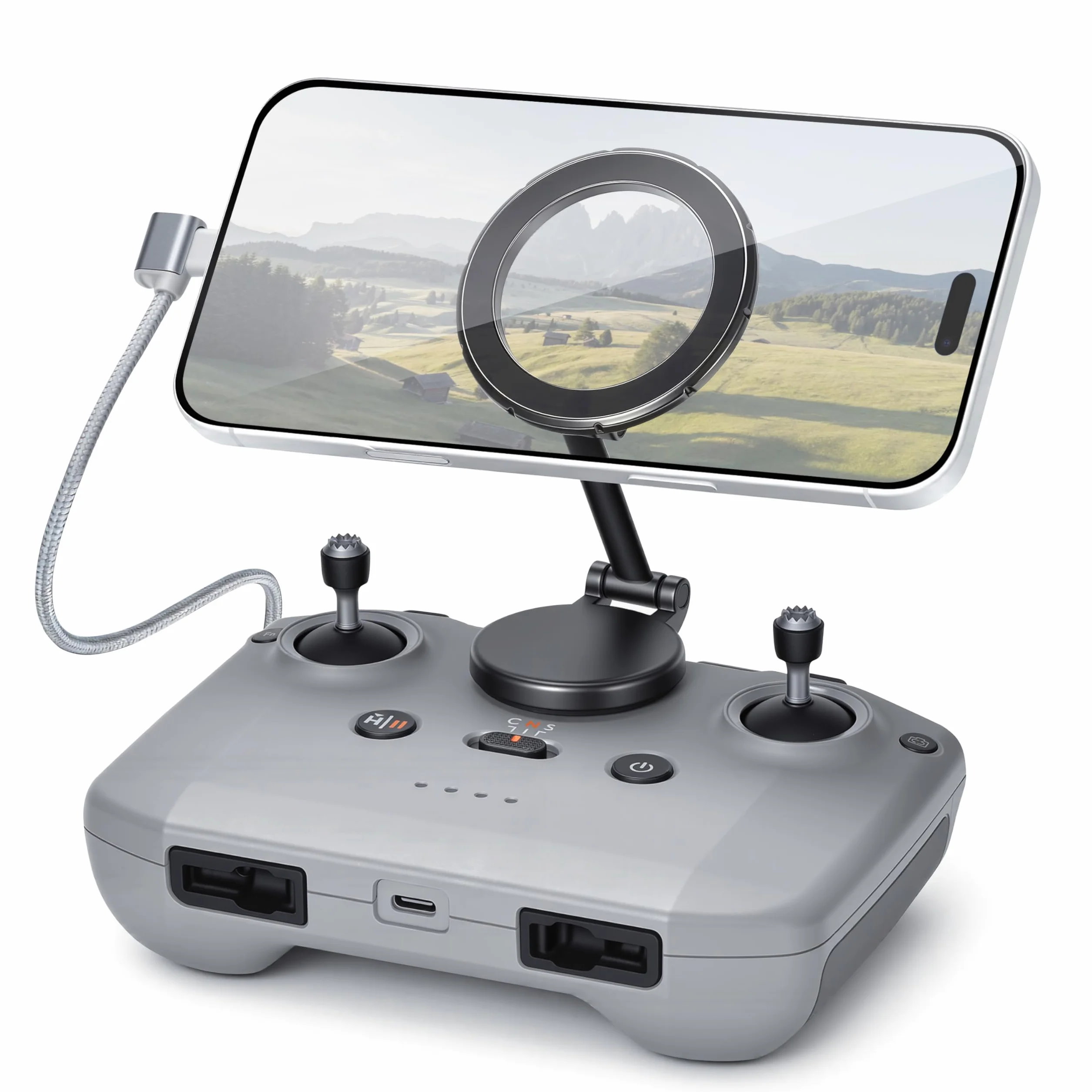 STARTRC Regulowany magnetyczny uchwyt na telefon do pilota RC-N1/N2/N3 do Neo Mini 4 Pro 4K 3 2 2 SE Air 3S 3