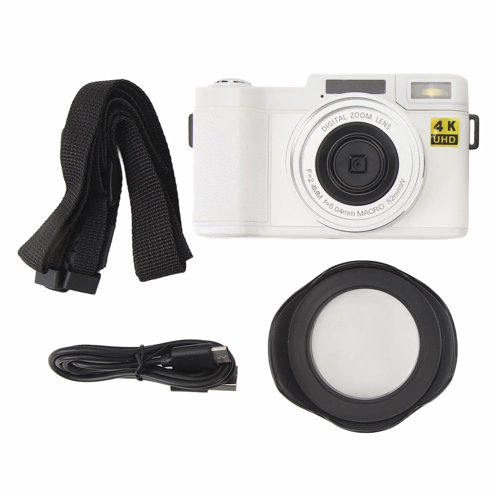 Aparat Cyfrowy, Aparat Cyfrowy z 16 -krotny ABS Zoomu dla Fotografii (WHITE)
