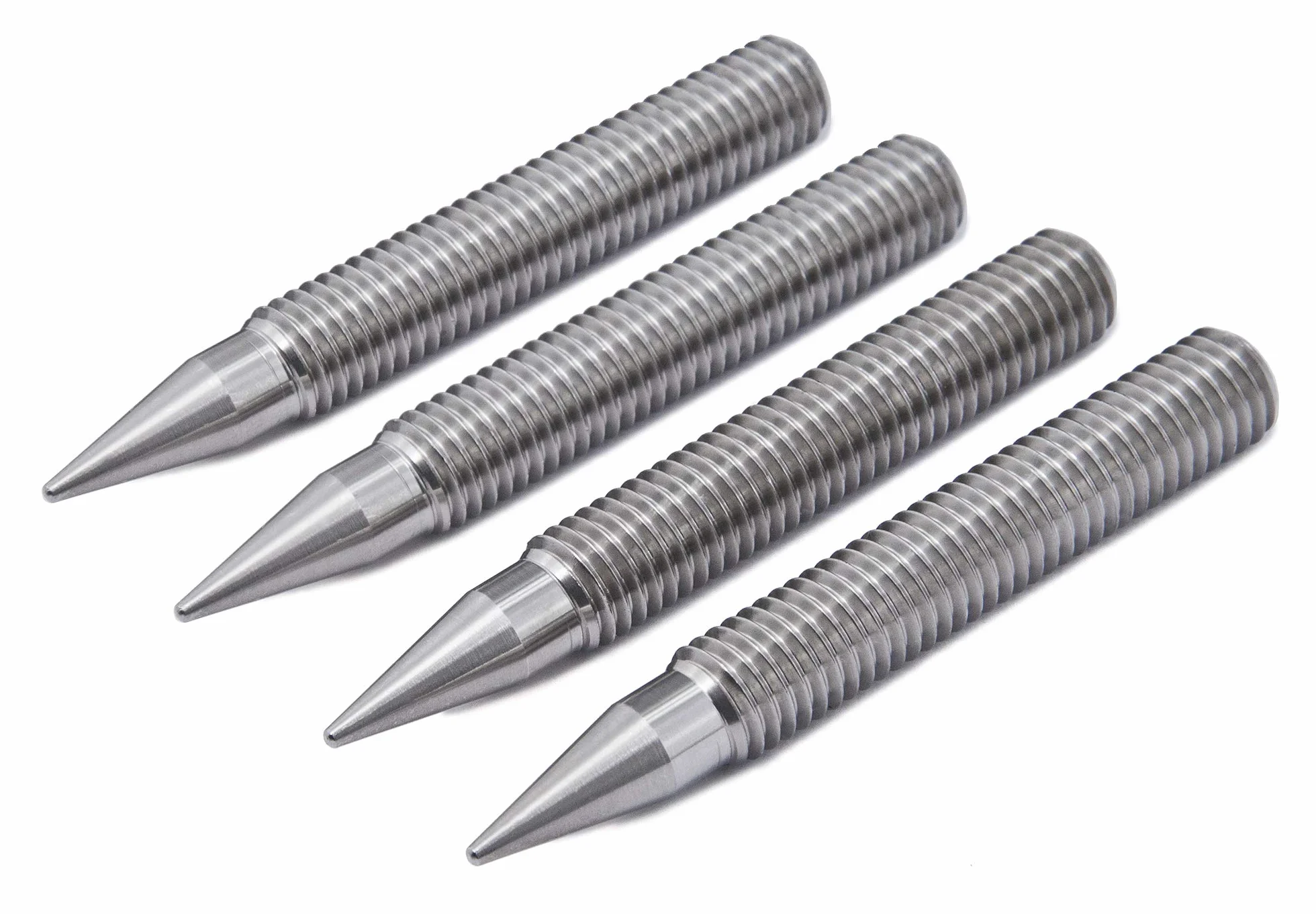 PrecisionGeek - Kolce Głośnikowe M10 x 55mm L- 75mm, Stal Nierdzewna, z Gniazdem Imbusowym (4 sztuki)