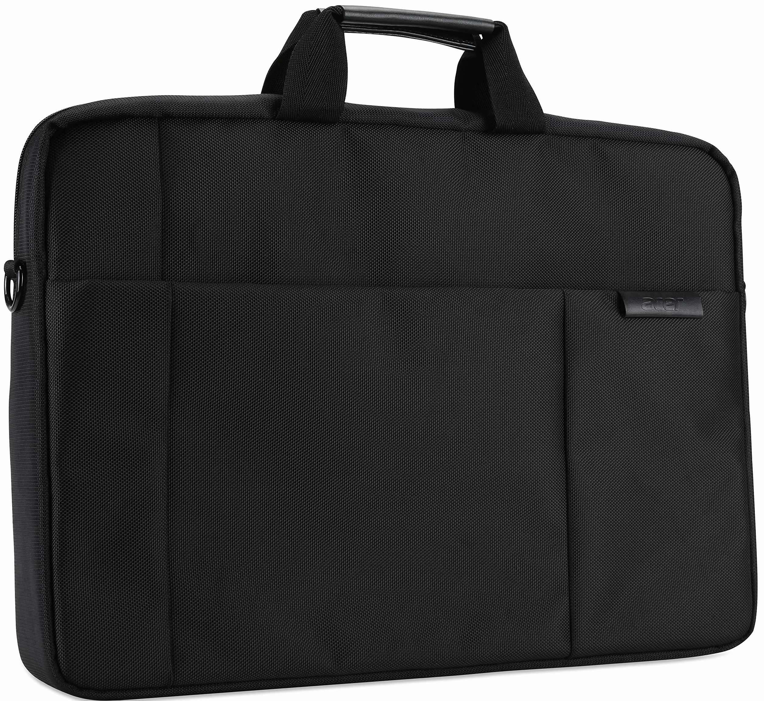 Acer Notebook Carry Case (nadaje się do notebooków o przekątnej ekranu do 17,3 cala / Chromebooków: uniwersalny pokrowiec ochronny z paskiem na ramię, - i wyściółką, pasek do mocowania na wózku, dodatkowa kieszeń przednia) czarna