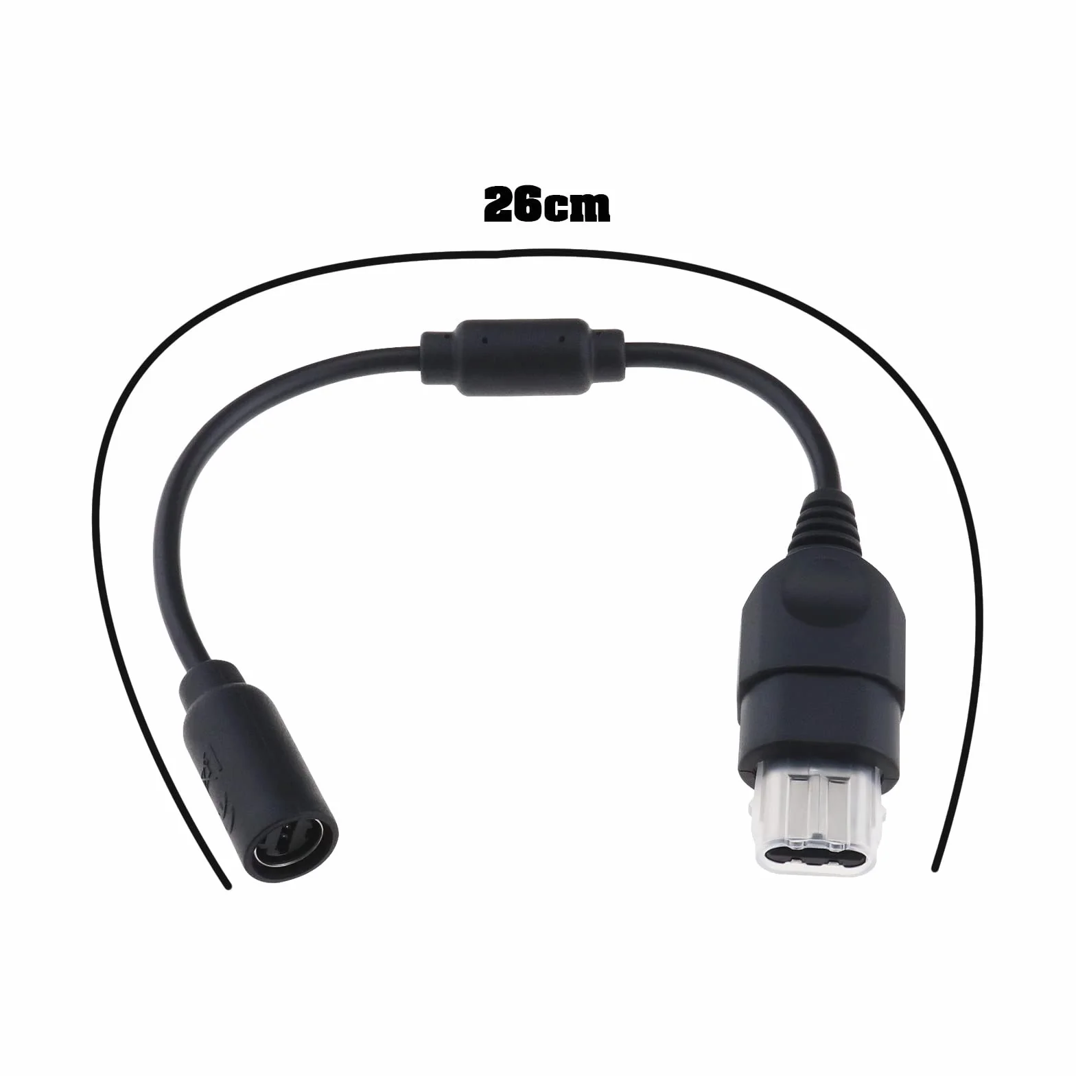 2 szt. Kontroler Breakaway Cable Kompatybilny z konsolami Microsoft Xbox Kontroler Przerwa Konwerter Adapter Kabel Kabel Kabel Akcesoria do gier 26 cm