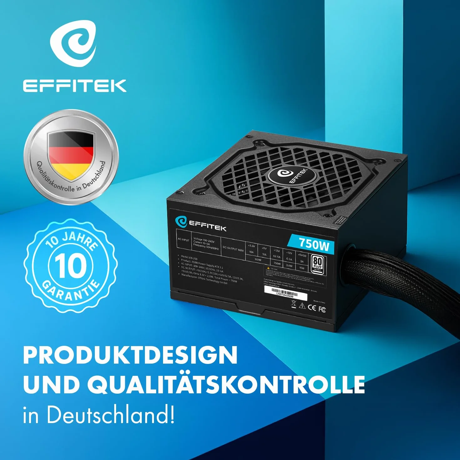 Zasilacz 750 W Silver ATX 3.1, PCI 5.1