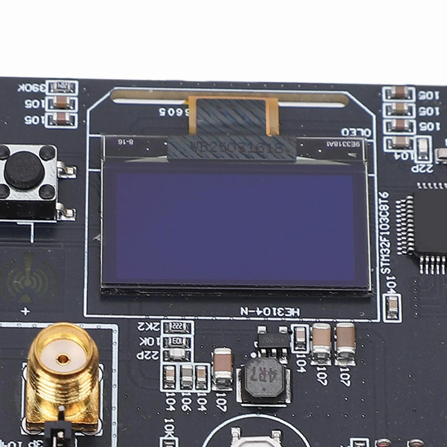 Focket ADF4351 Moduł z synchronizacją Fazy Płytka Syntezatora Częstotliwości RF 35 MHz–4,4 GHz, Szerokopasmowy Generator Sygnału RF PLL z Wyświetlaczem i Wyjściem SMA do Testowania Komunikacji i