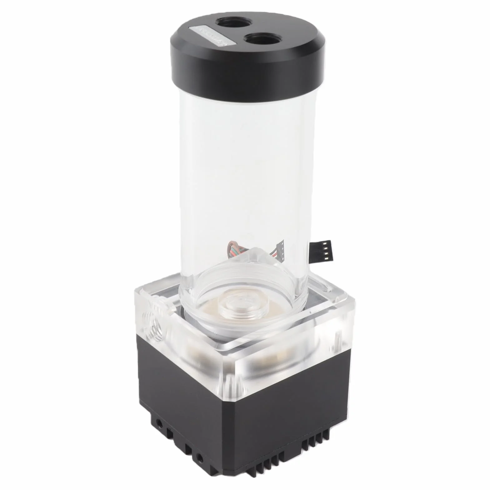 Jiawu Komputerowa Pompa Wodna 650 L/h 7 W Zintegrowany Zbiornik na wodę i Pompa, Anoda Aluminiowa Chłodnicy Wodnej PMMA POM z głowicą 3,5 M, Wydajna Chłodnicy Odprowadzająca Ciepło do Chłodzenia