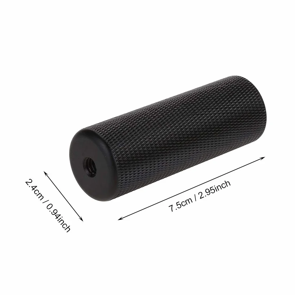 Mugast Przedłużacz statywu, regulowany metalowy drążek monopod ze śrubą 1/10.2 cm do stabilizatora statywów biurkowych, czarny