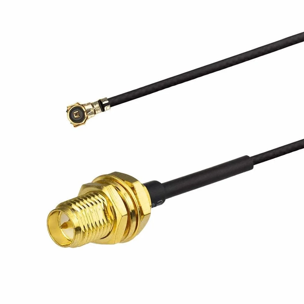 Bingfu Dwuzakresowa Wi-Fi 2,4 GHz 5,8 GHz 8dBi RP-SMA męska antena i 25 cm U.FL IPX IPEX MHF4 do RP-SMA żeńska przedłużacz 2-pak do M.2 NGFF Intel bezprzewodowa karta sieciowa Wi-Fi adapter laptopa