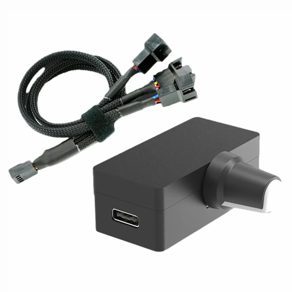 PWM regulator prędkości 4-pin USB C wentylatora DIY chłodzenie wodne