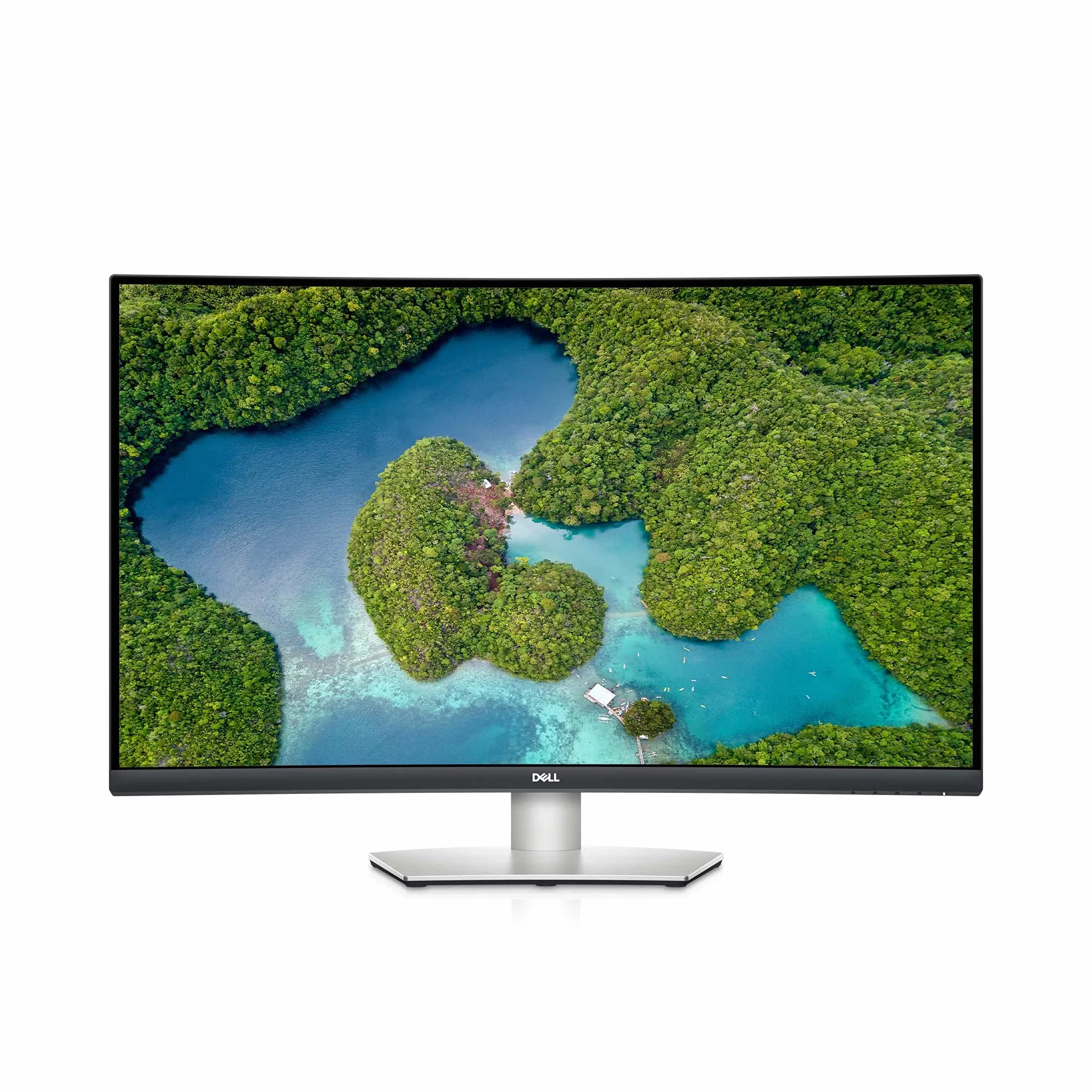 Dell S3221QSA 31,5" 4K UHD (3840x2160) 1800R Zakrzywiony ekran PC, 60Hz, VA, 4ms, AMD FreeSync, 99% sRGB, wbudowane głośniki, DisplayPort, 2x HDMI, 3x USB, 3 lata, srebrny