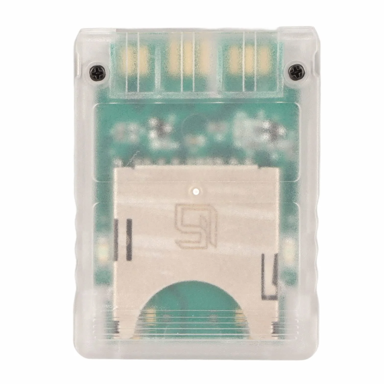 Adapter do konsoli, uniwersalny czytnik kart do rozpoznawania oprogramowania z kartą do przechowywania 64G Karta pamięci 64MB FMCBV1.966, stabilna wydajność Plug and Play na PS2(Thick)