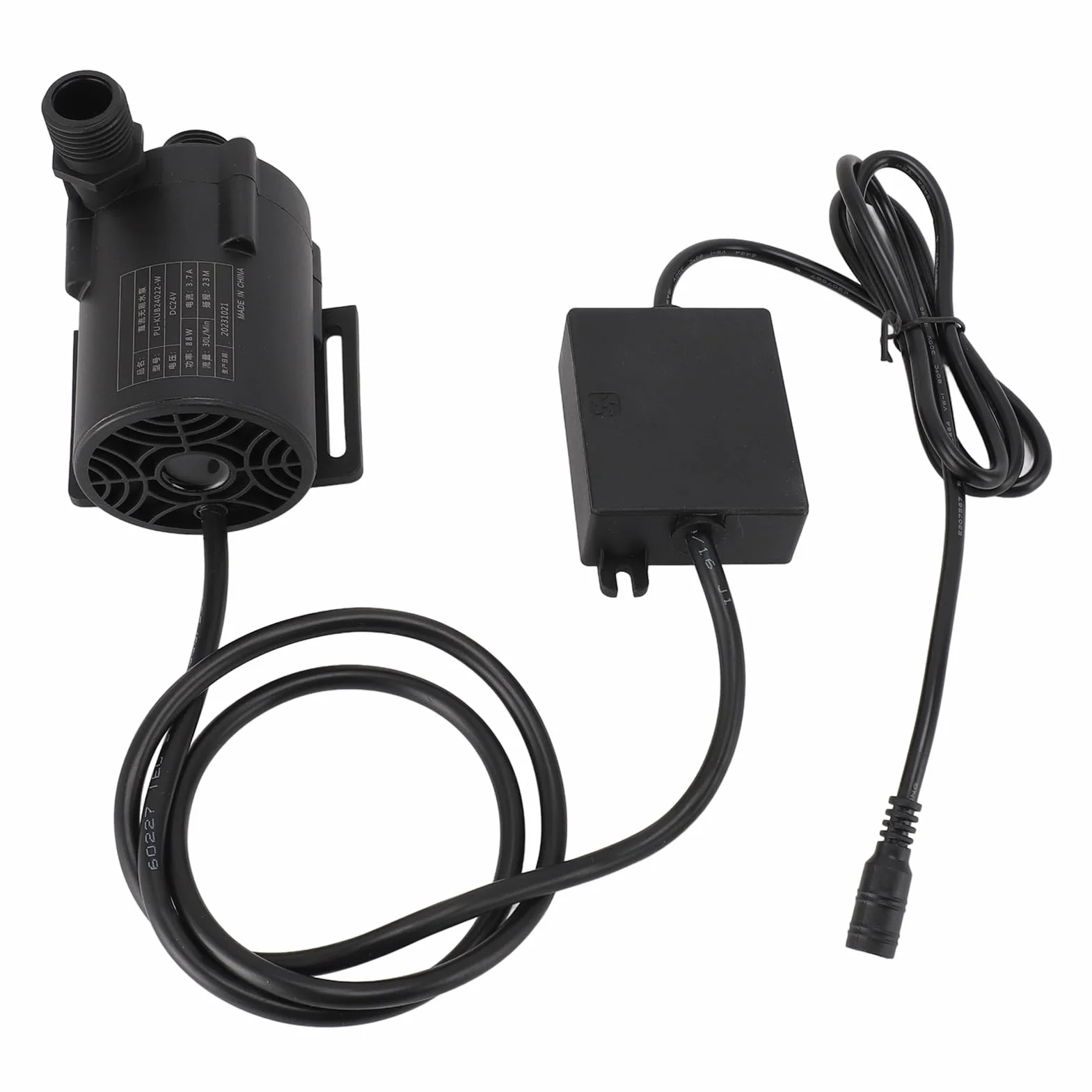 Domary Pompa do Chłodzenia wodą PC CPU Pompa do Chłodzenia wodą Komputer CPU Wodna DC 24 V 88 W 75,5 Ft Podnoszenie 30 L Min. 0-100°C Zewnętrzna Płyta