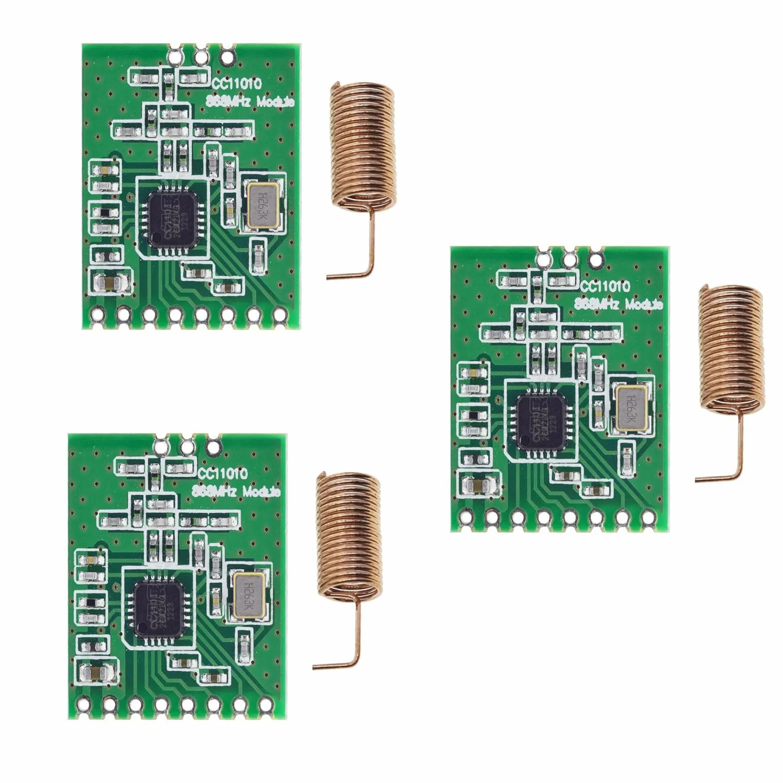 GERUI 3 szt. CC1101 868 MHz mikroenergetyczny nadajnik-transmisor antena moduł
