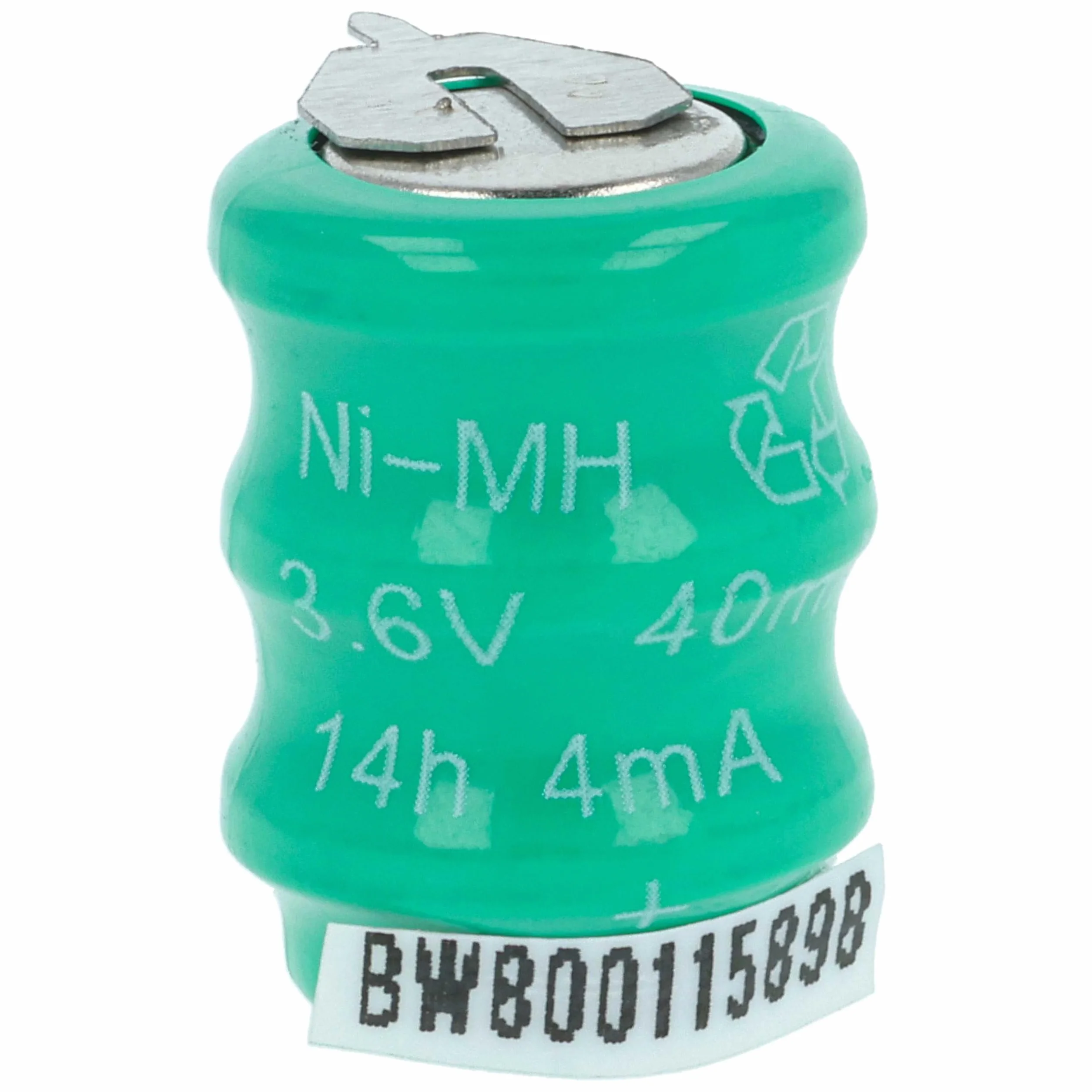 vhbw 100x NiMH Bateria wymienna do typu V40H 2 szpilki 40mAh 3,6V Nadaje się do modeli akumulatorów itp.